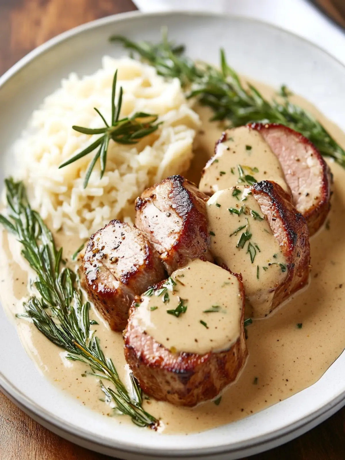 Creamy White Wine Pork Tenderloin Recipe for Effortless Elegance 2 Creamy White Wine Pork Tenderloin Recipe