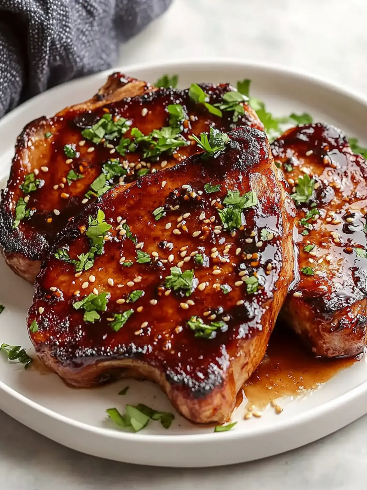 Glazed Korean-Style Pork Chops that Wow Your Taste Buds 2 Glazed Korean-Style Pork Chops