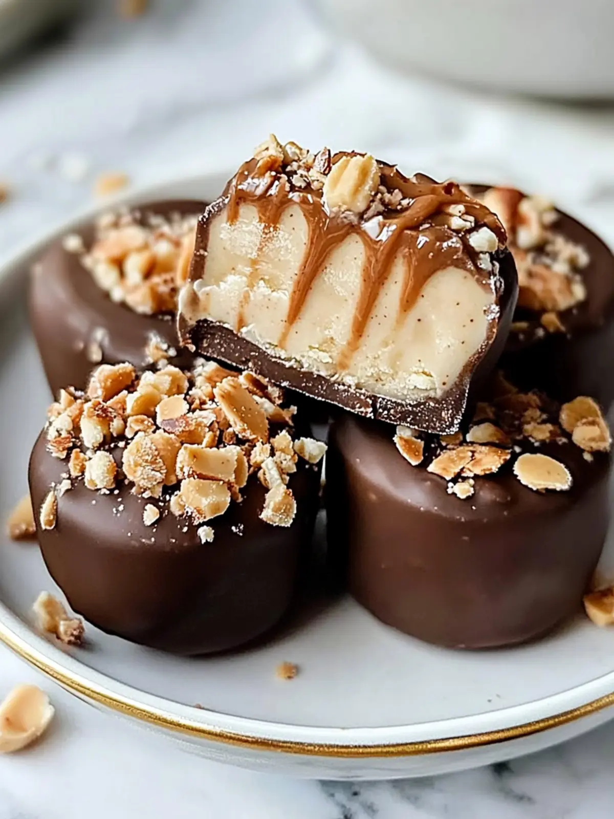 High Protein Frozen Peanut Butter Greek Yogurt Bites Delight 4 High Protein Frozen Peanut Butter Greek Yogurt Bites