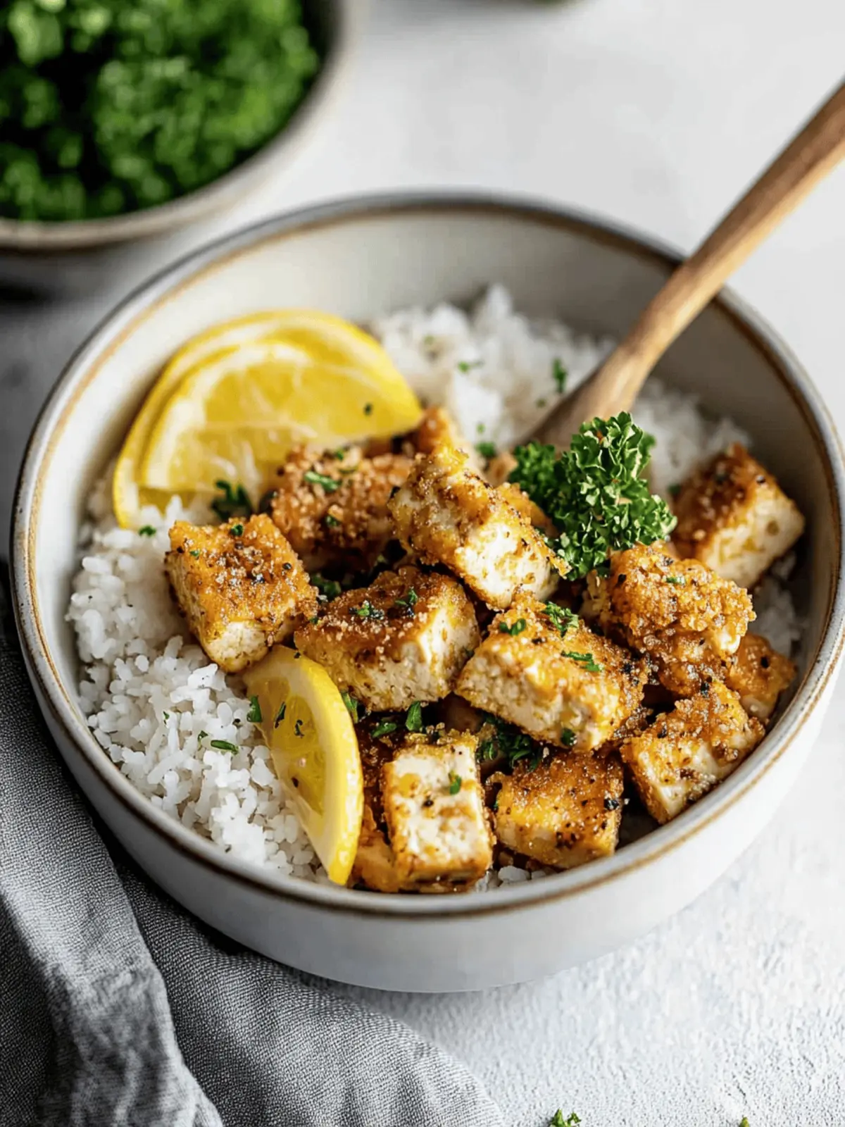 Crispy Baked Lemon Pepper Tofu That Will WOW Your Taste Buds 2 Baked Lemon Pepper Tofu
