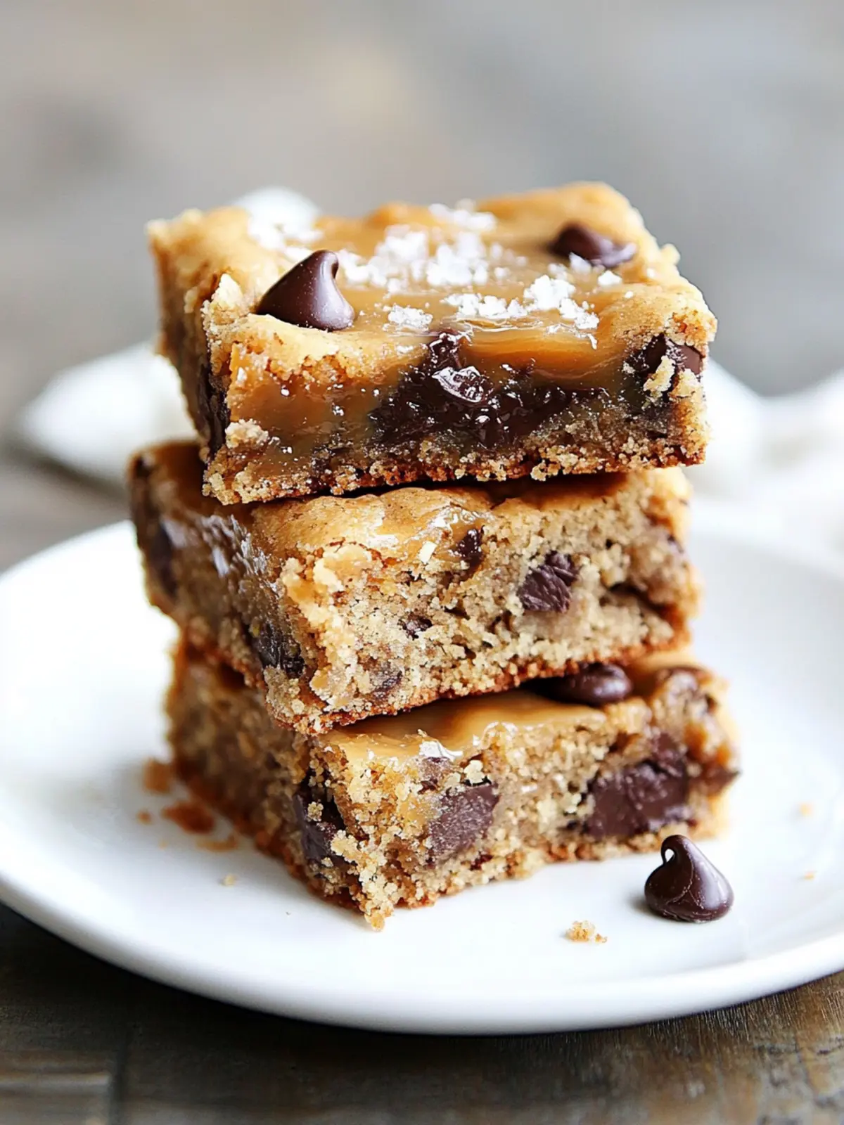 Gooey Salted Caramel Chocolate Chip Cookie Bars You ll Crave 2 Gooey Salted Caramel Chocolate Chip Cookie Bars