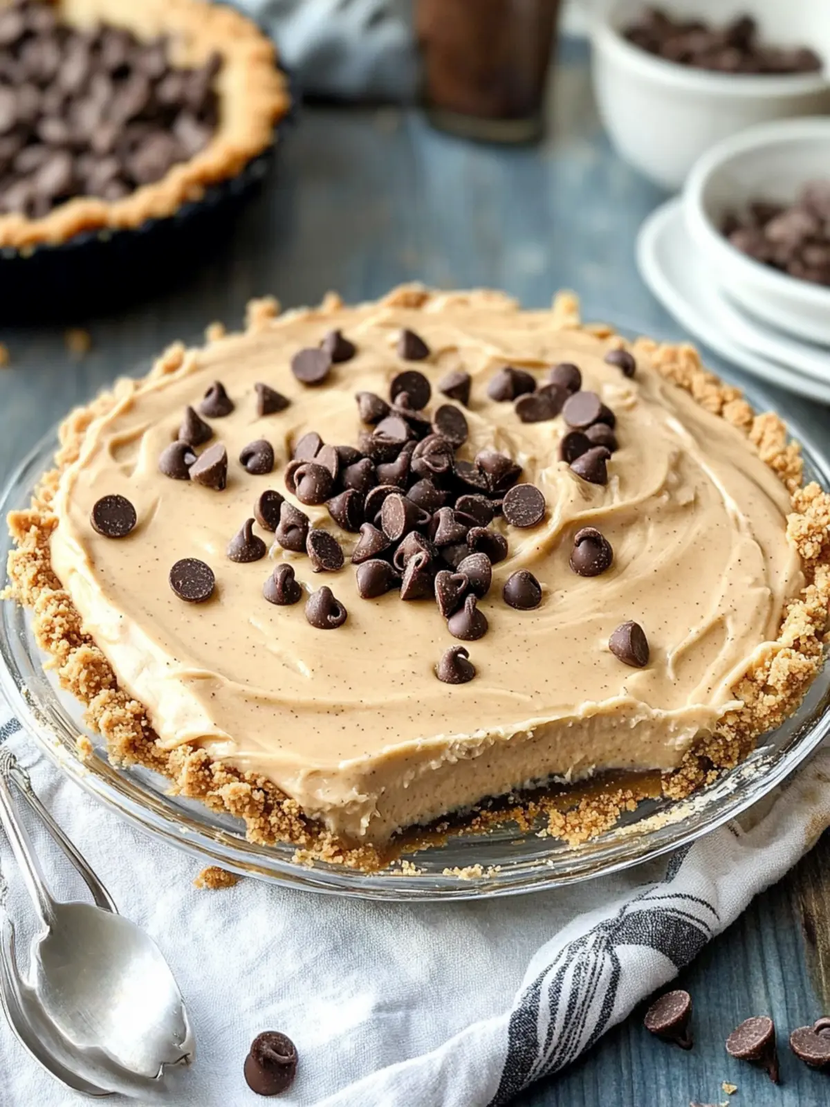 Irresistible Chocolate Chip Peanut Butter Pie That Everyone Loves 4 Chocolate Chip Peanut Butter Pie