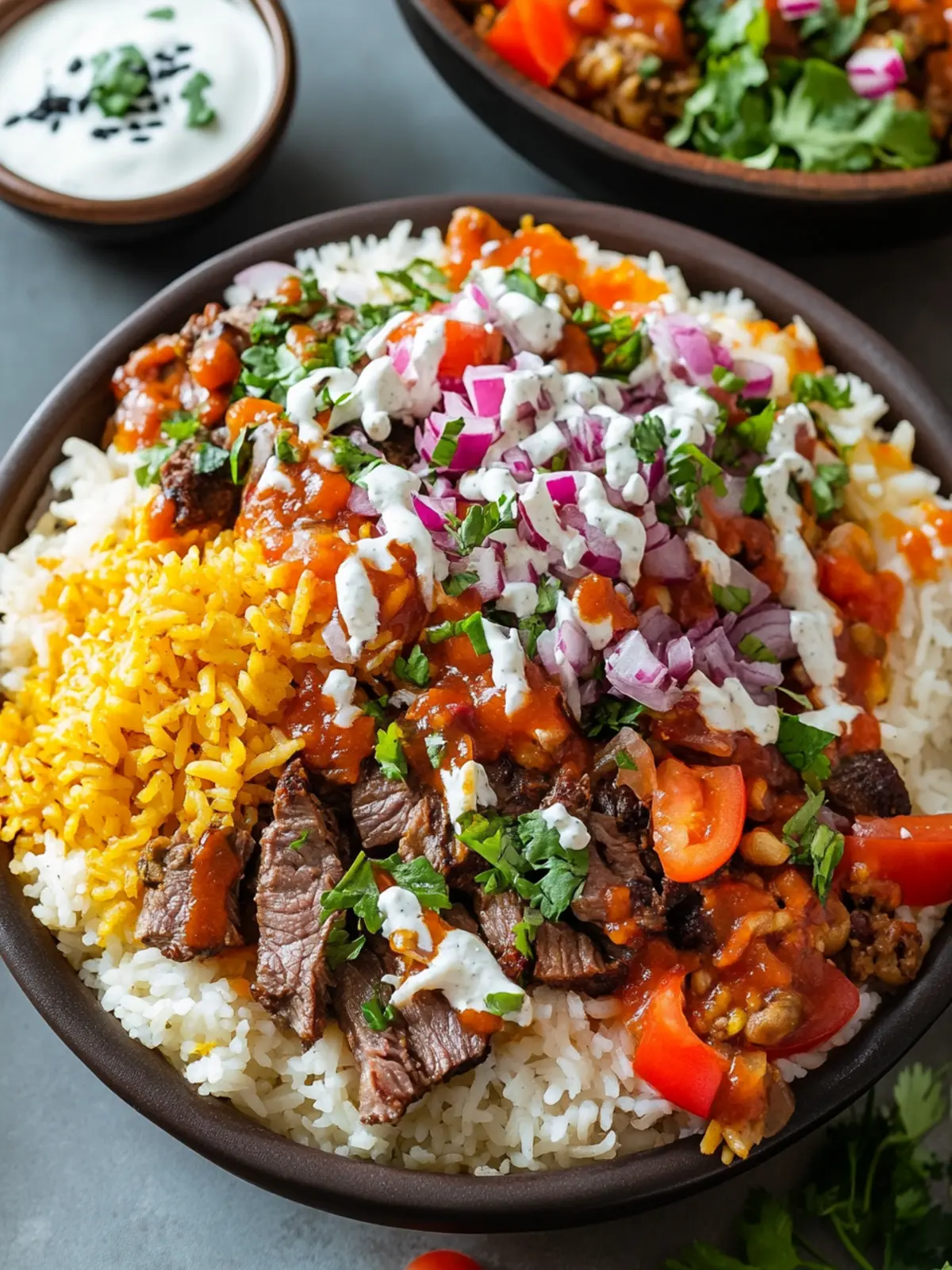 Irresistible Halal Cart Lamb Over Rice with Spicy Sauce 4 Halal Cart Lamb Over Rice