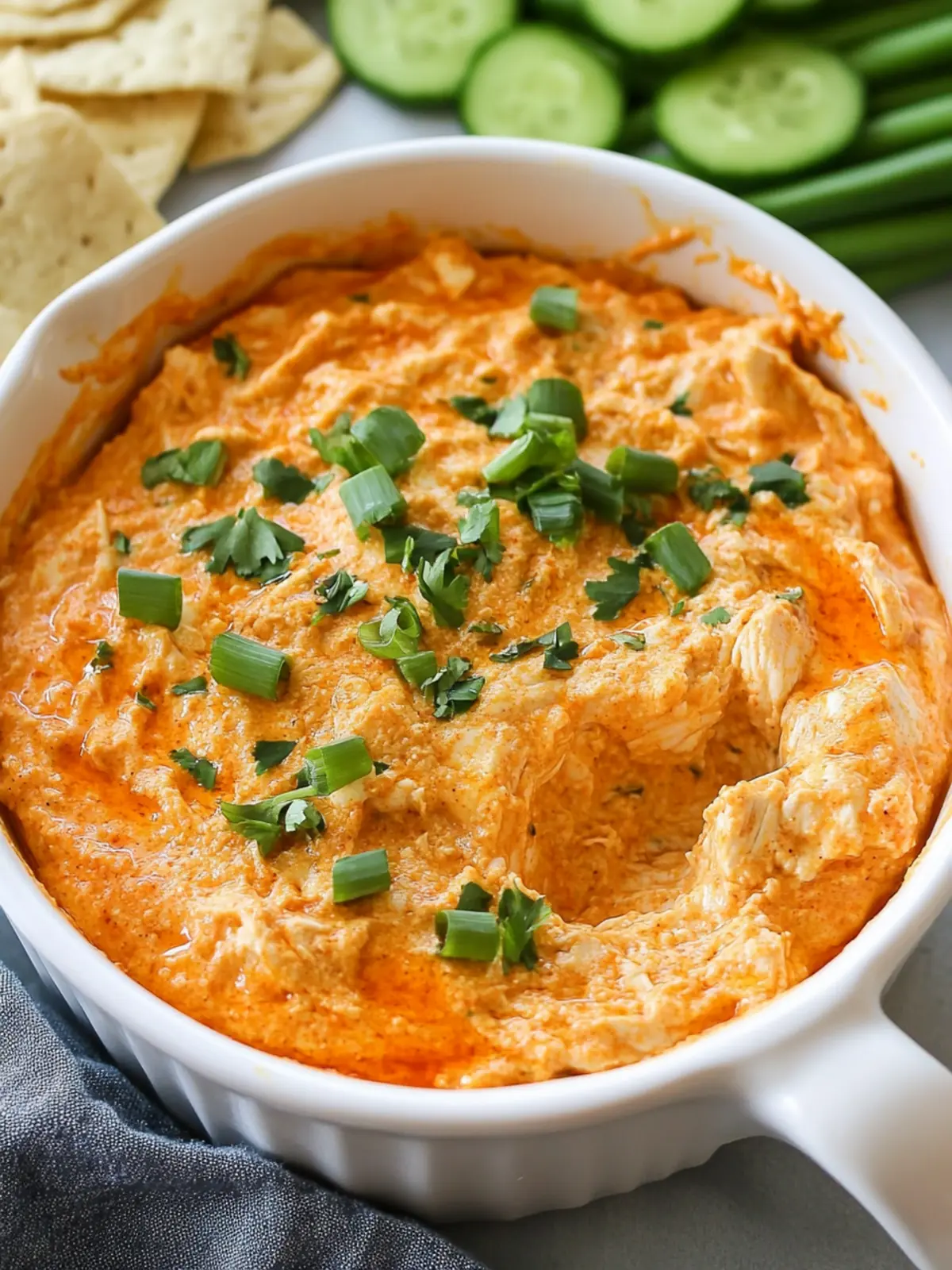 Creamy Dairy-Free Healthy Buffalo Chicken Dip Recipe to Love 3 Dairy-Free Healthy Buffalo Chicken Dip Recipe