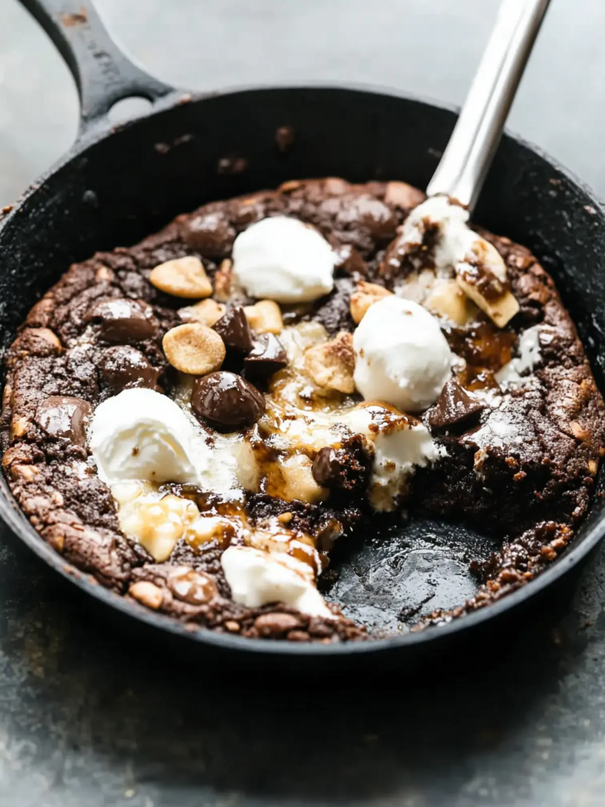 Molten Rocky Road Skillet Cookies: Irresistibly Gooey Treats 2 Molten Rocky Road Skillet Cookies