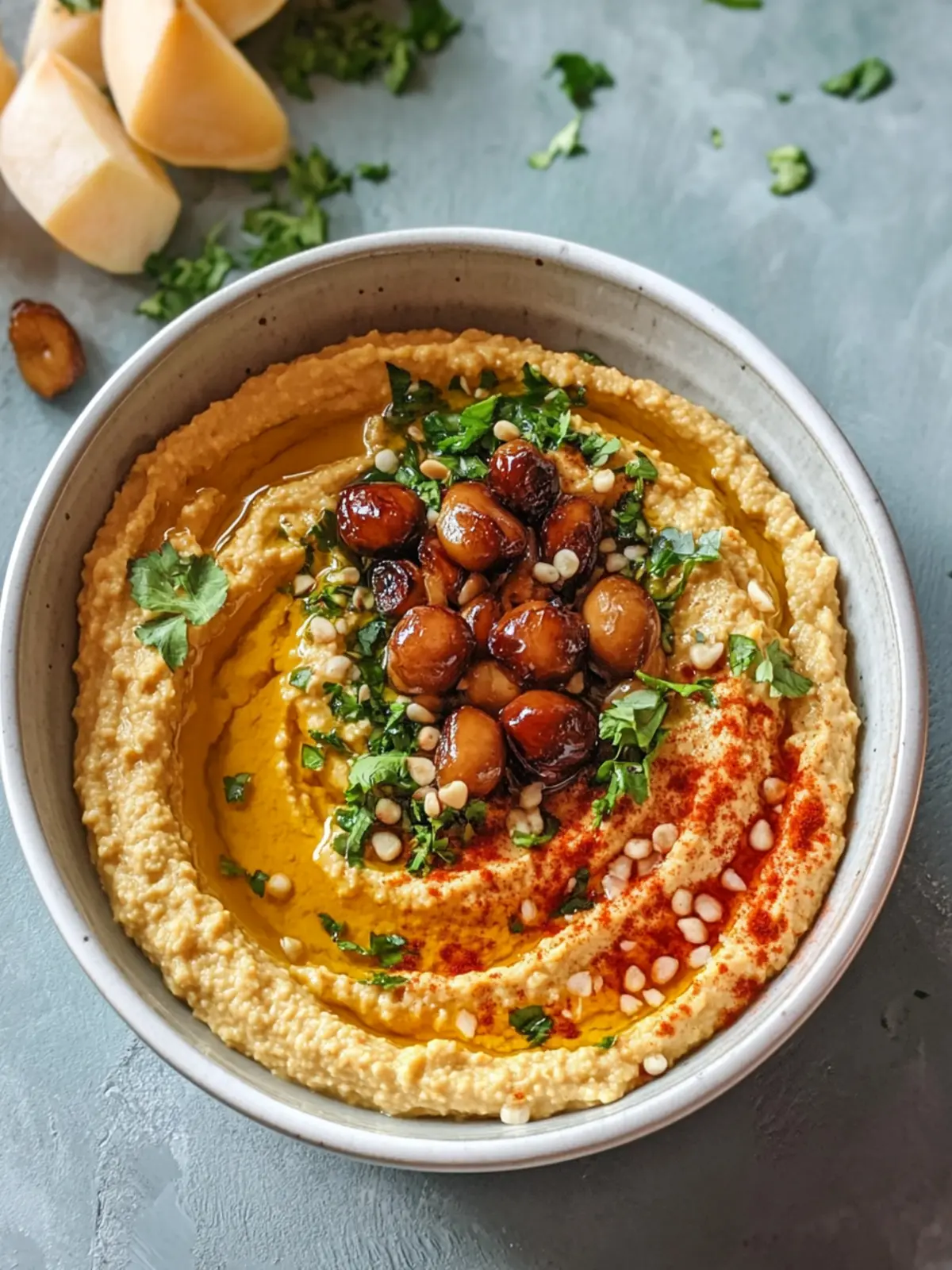 Sticky Spiced Squash Hummus Bowl: A Flavorful Comfort Delight 3 Sticky Spiced Squash Hummus Bowl