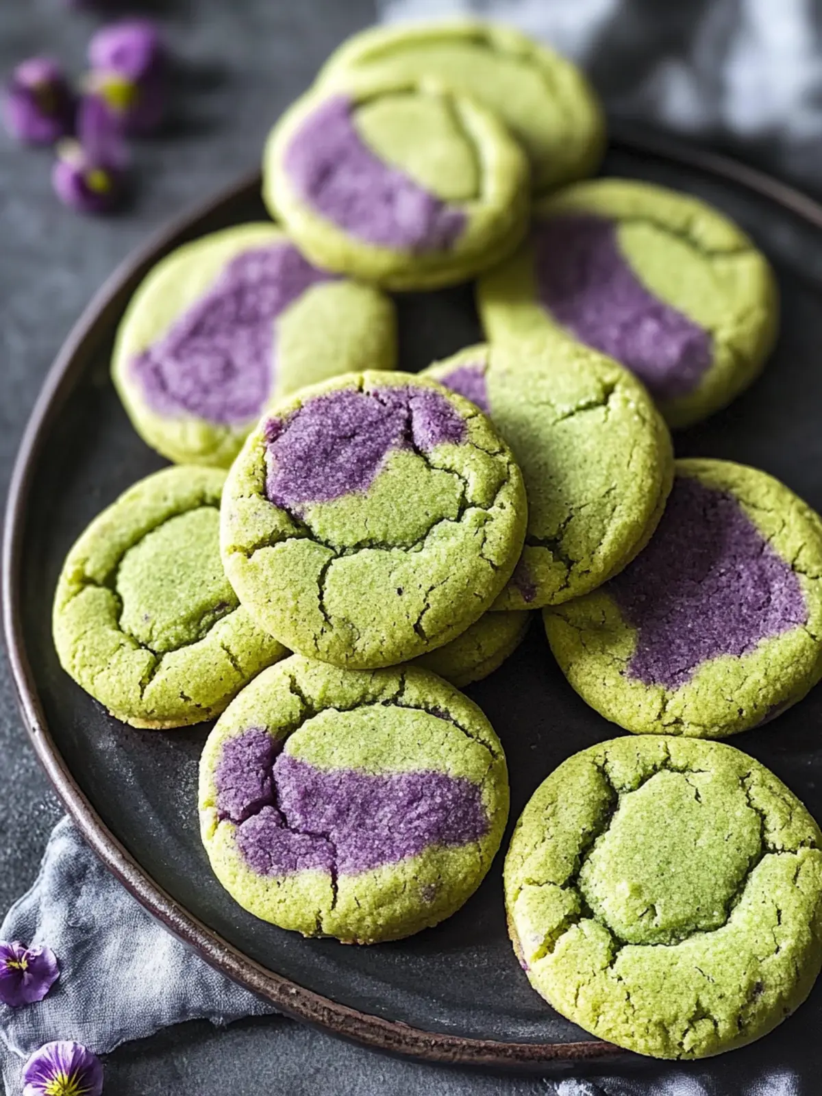Matcha Ube Cookies That Will Elevate Your Baking Game 4 Matcha Ube Cookies