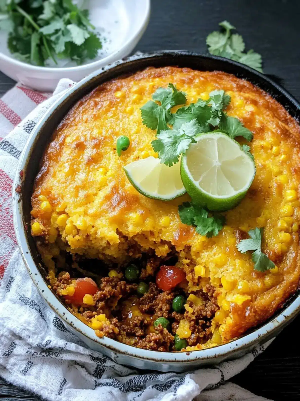 Mexican Chorizo Cornbread Casserole: Comfort Food Delight 2 Mexican Chorizo Cornbread Casserole