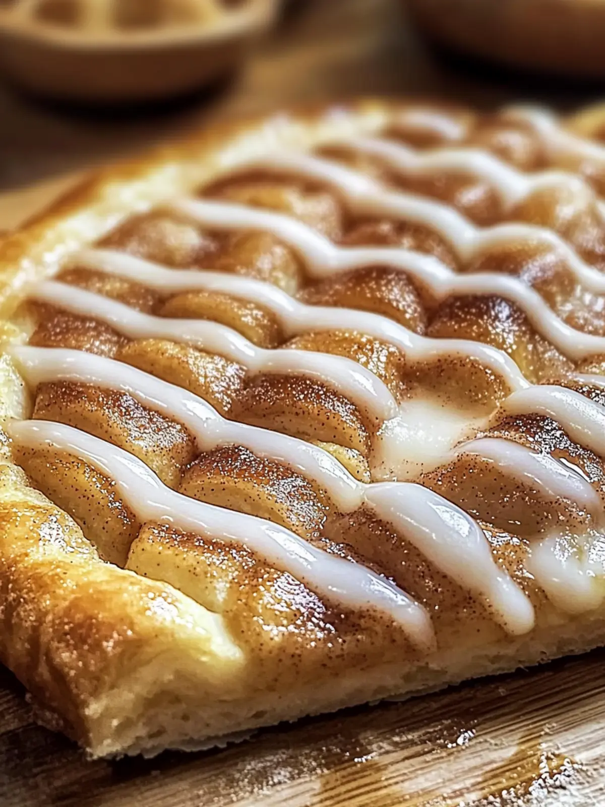 Delight in Cinnamon-Sugar Pizza Made with Crescent Rolls Today 4 Cinnamon-Sugar Pizza made with Crescent Rolls