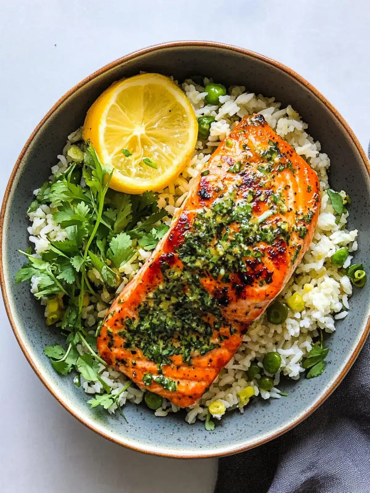 Delicious Curried Salmon & Herby Rice for Flavor Lovers 3 Curried Salmon & Herby Rice