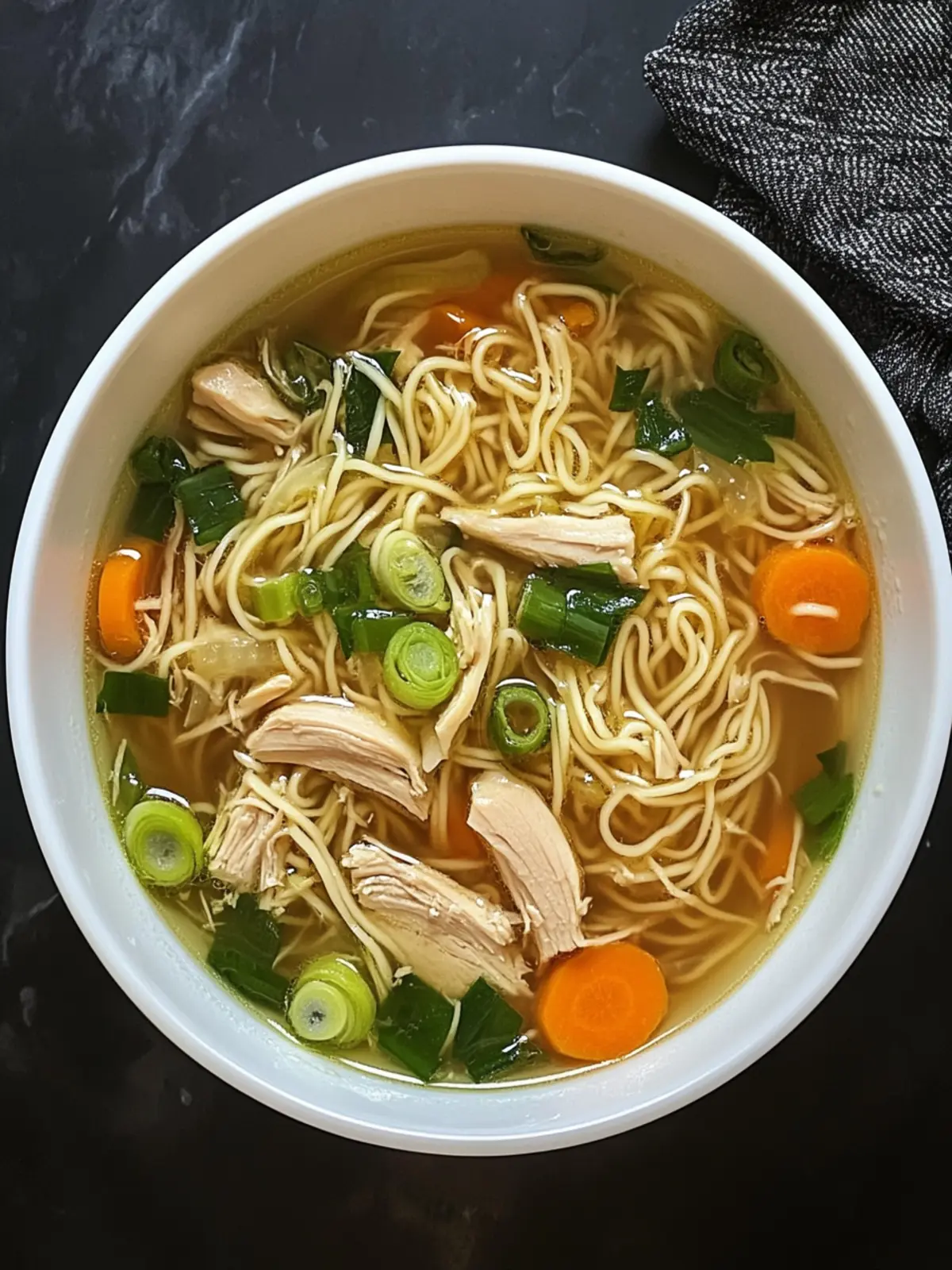 Ginger Scallion Chicken Noodle Soup for Cozy Nights at Home 2 Ginger Scallion Chicken Noodle Soup