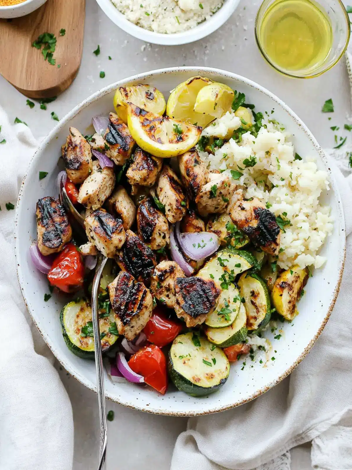 Juicy Chicken Souvlaki with Grilled Veggies for Summer Feasts 3 Chicken Souvlaki with Grilled Vegetables