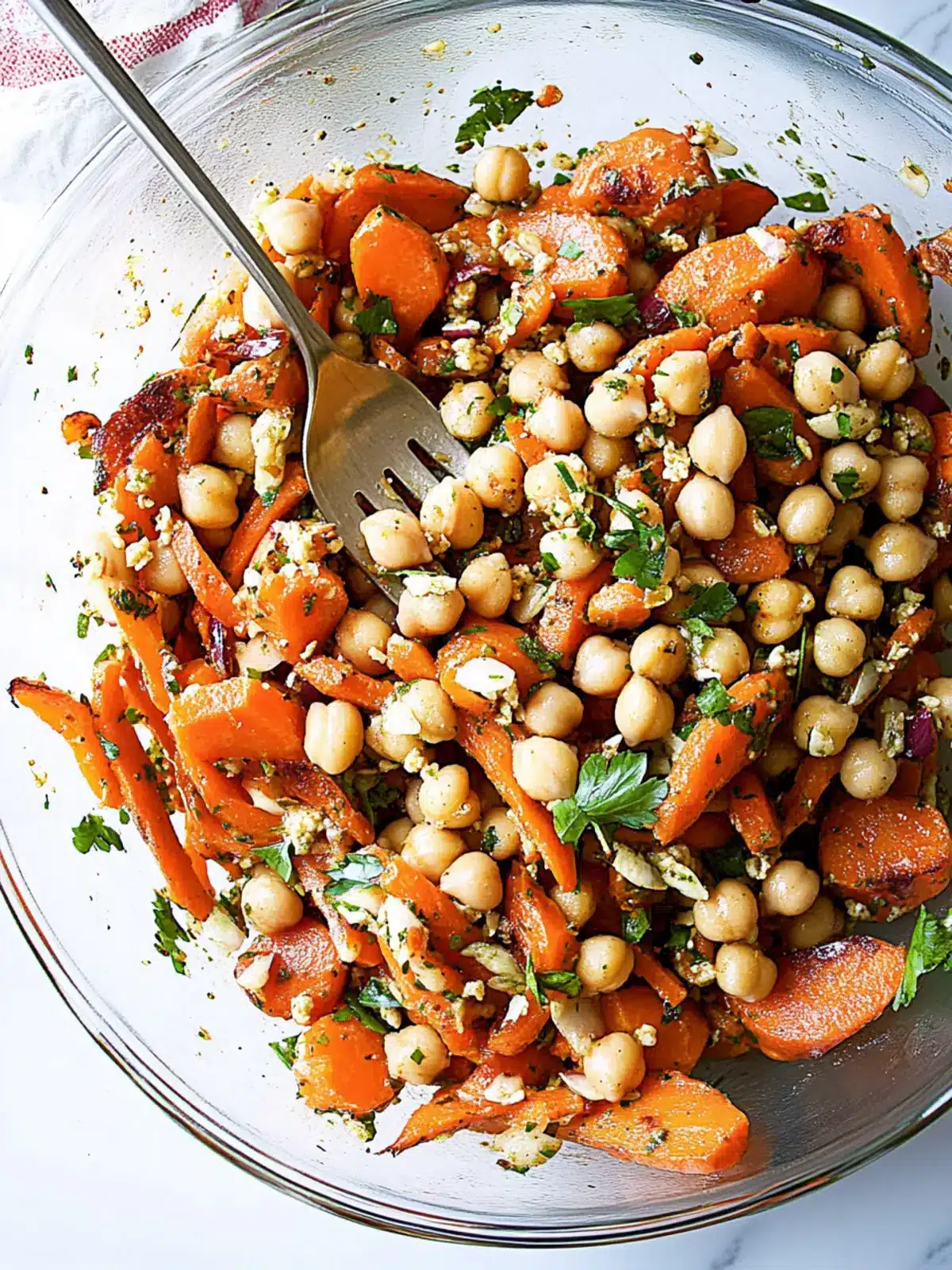 Roasted Carrot and Chickpea Salad That Will Brighten Your Day 3 Roasted Carrot and Chickpea Salad