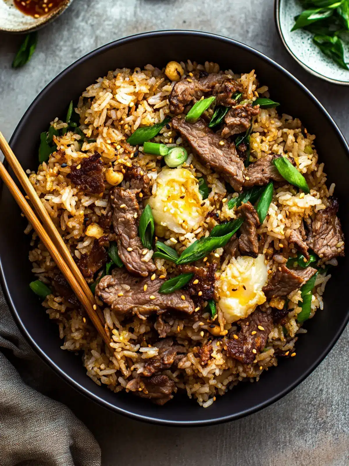 Bulgogi-Style Beef Fried Rice: A Flavorful Twist on Takeout 2 Bulgogi-Style Beef Fried Rice