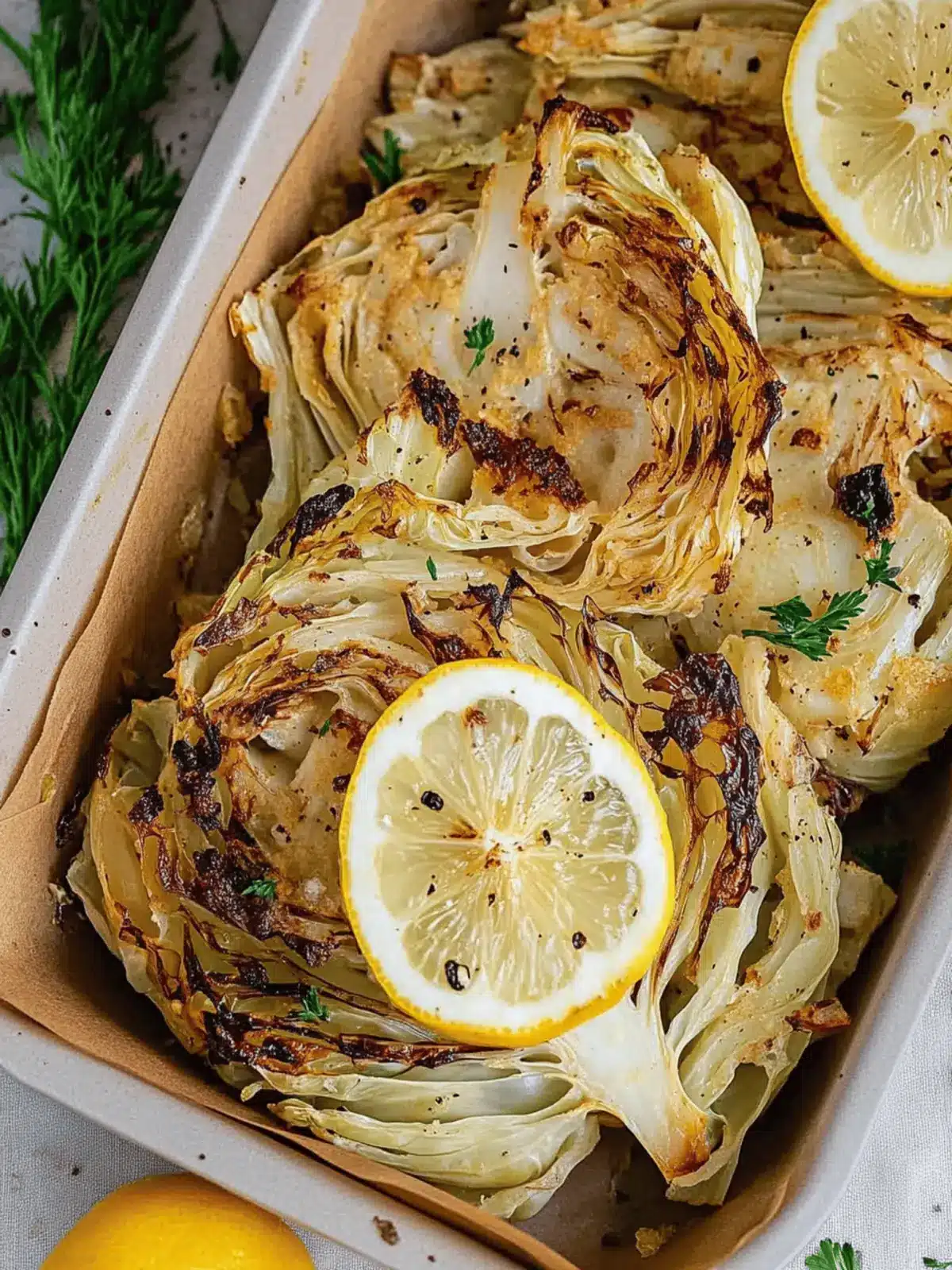 Savor the Flavors of Roasted Cabbage Steaks Tonight 2 Roasted Cabbage Steaks