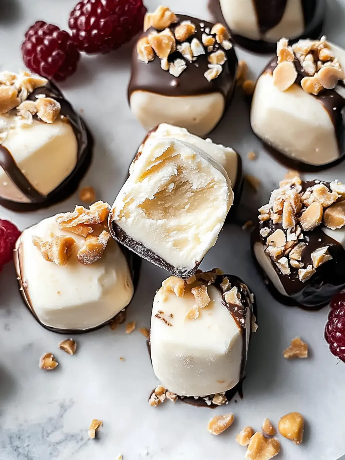 High Protein Frozen Peanut Butter Greek Yogurt Bites Delight 2 High Protein Frozen Peanut Butter Greek Yogurt Bites