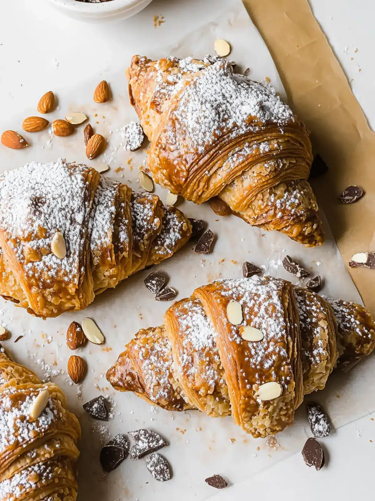 Irresistible Chocolate Almond Croissants Ready in 30 Minutes 2 Chocolate Almond Croissants