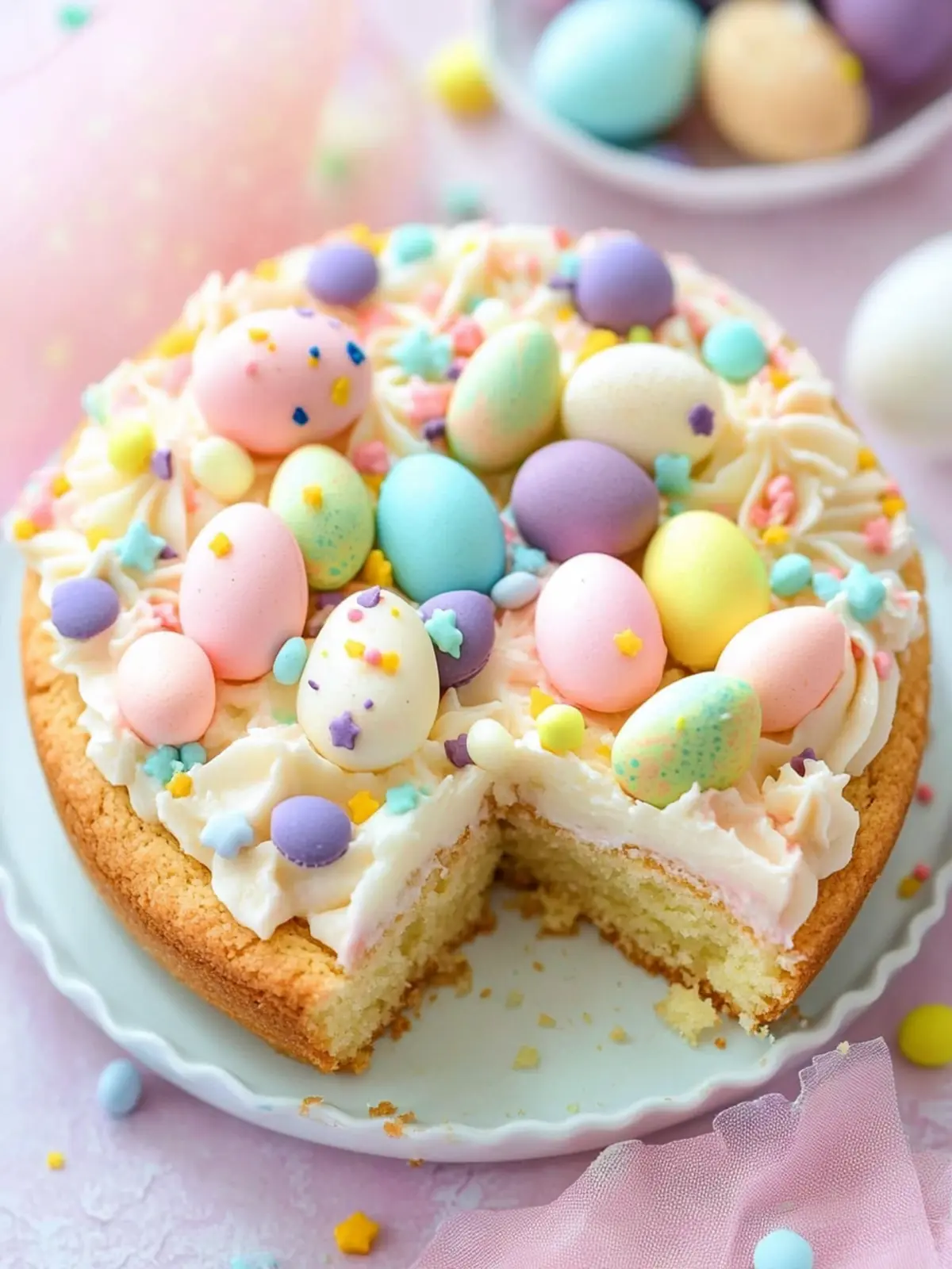 Easter Sugar Cookie Cake: Sweet Treat for Spring Celebrations 3 Easter Sugar Cookie Cake
