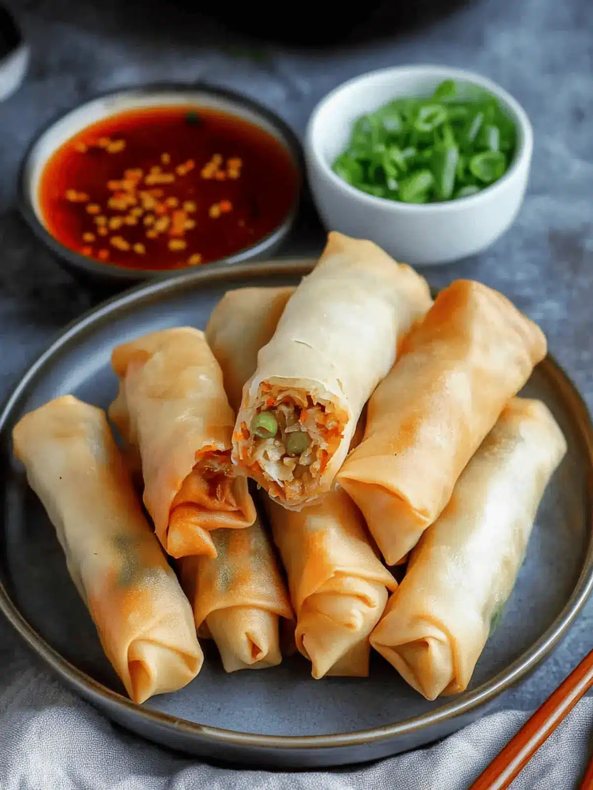 Delicious Chinese Spring Rolls, Deep-Fried or Air-Fried Magic 2 Chinese Spring Rolls (æ¥å·), Deep-Fried or Air-Fried