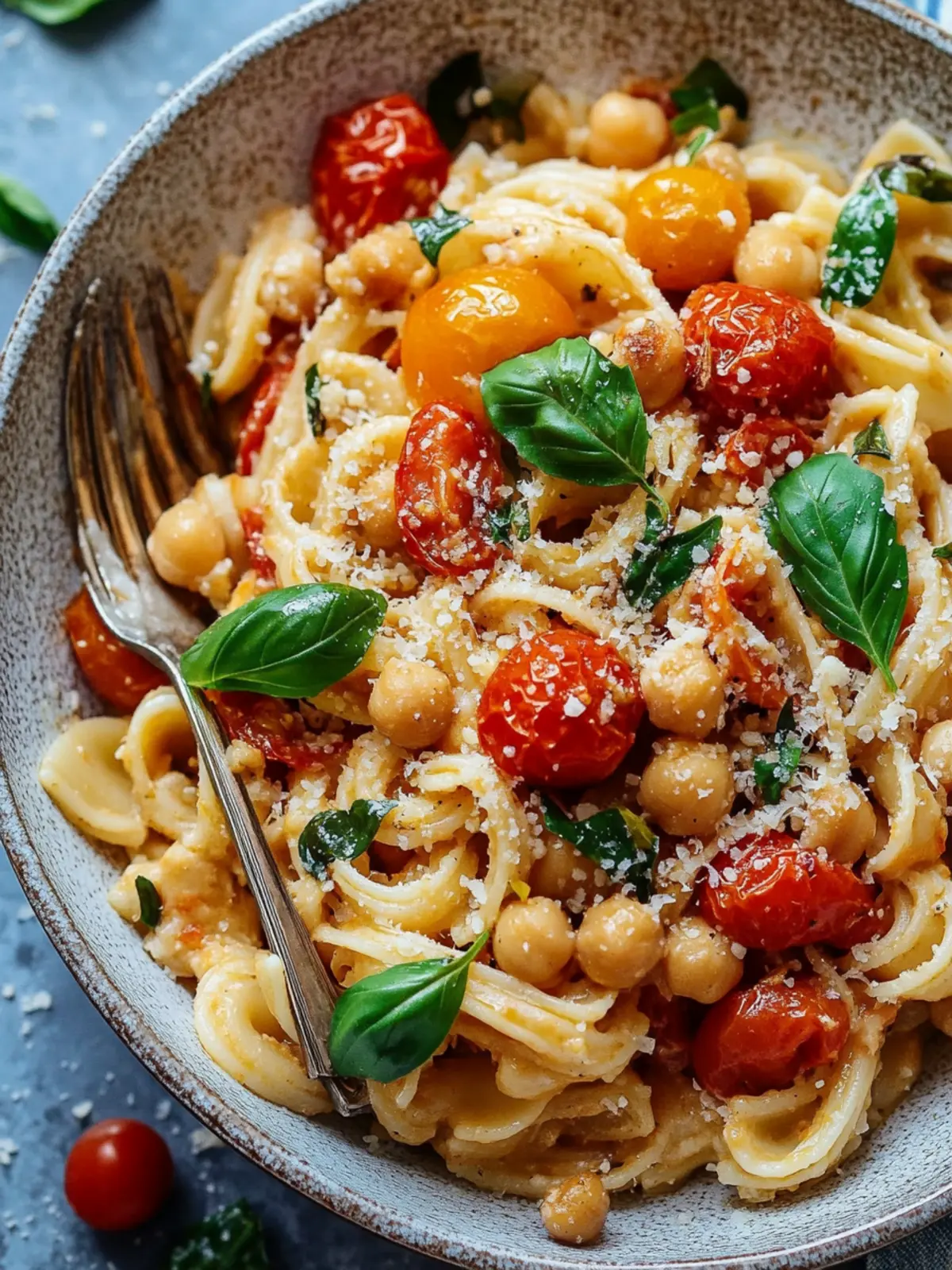 Lemony Chickpea Roasted Tomatoes Pasta: Flavorful Comfort Awaits 4 Lemony Chickpea Roasted Tomatoes Pasta