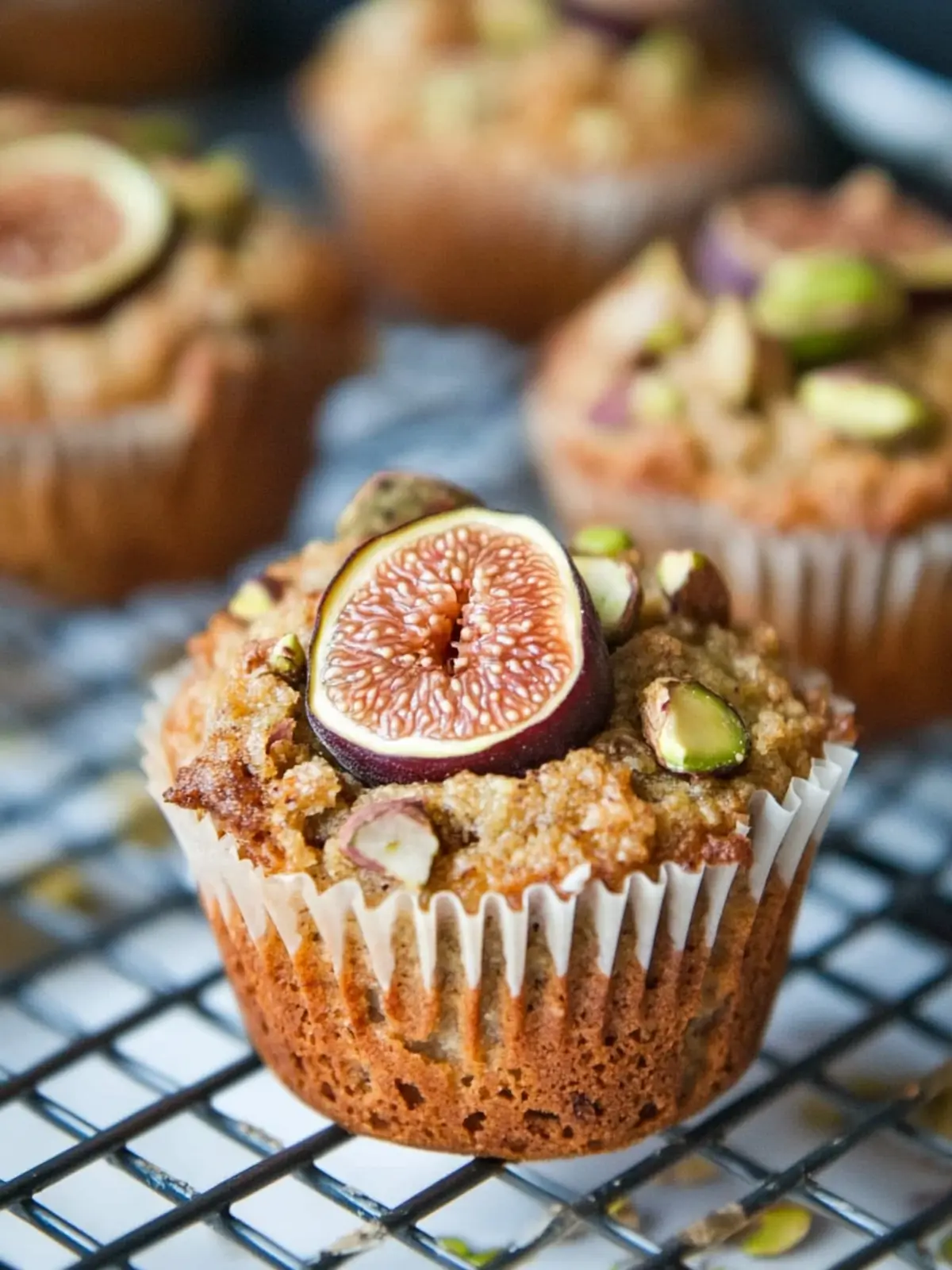 Delicious Pistachio Fig Muffins That Brighten Your Morning 2 Pistachio Fig Muffins