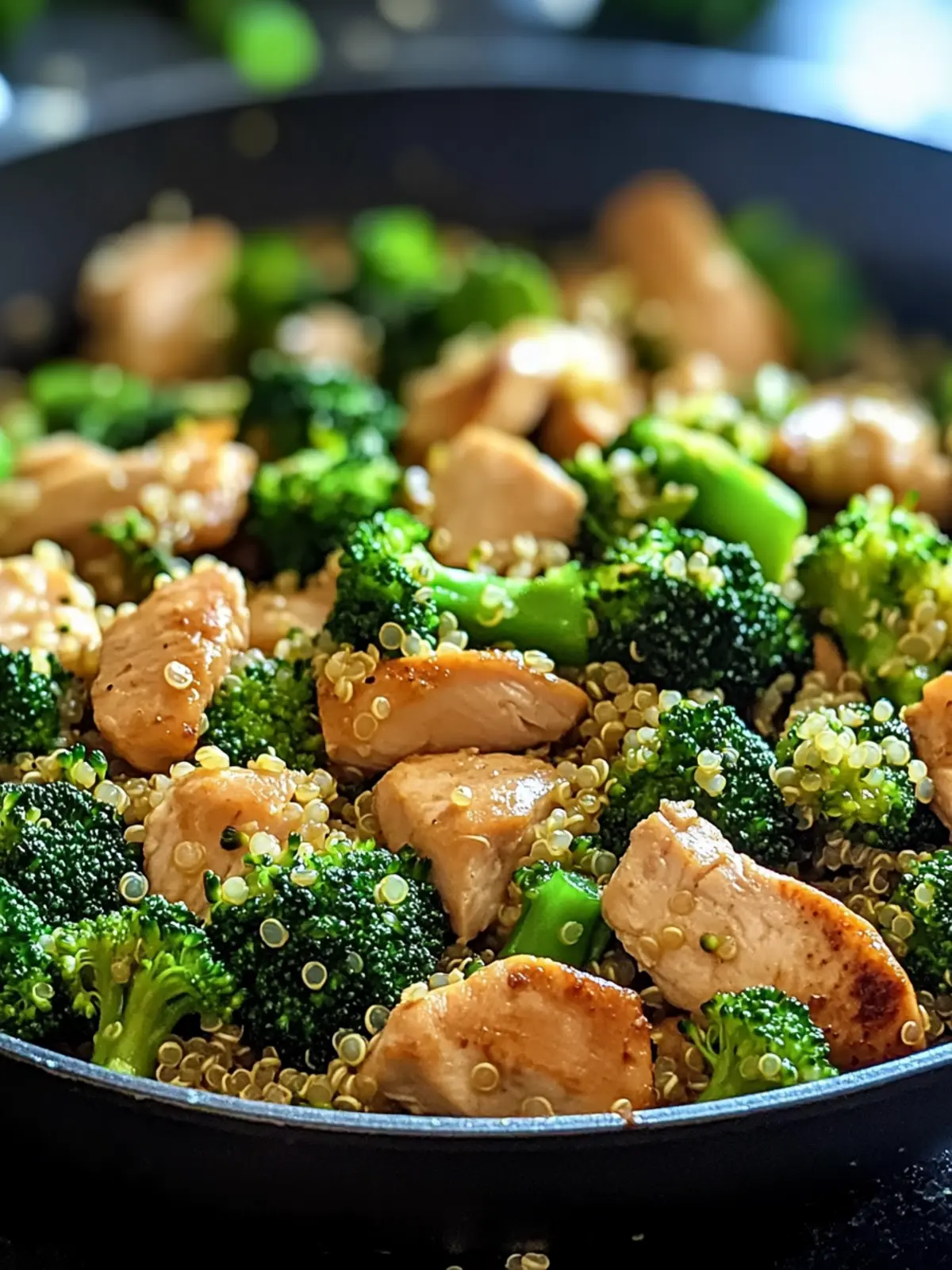 Easy Chicken Broccoli Quinoa Skillet Ready in 30 Minutes 2 Easy Chicken Broccoli Quinoa Skillet