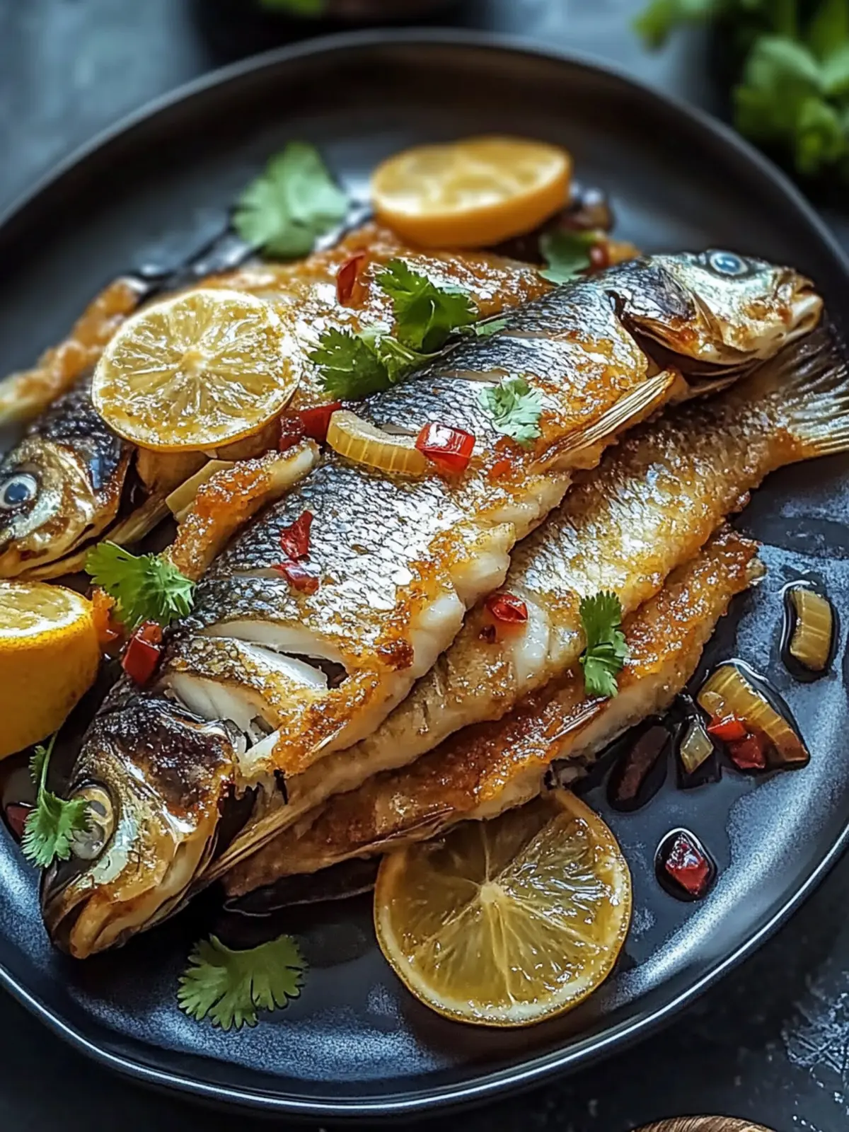 Ginger Onion Fried Sea Bass: Quick, Healthy Family Delight 3 Ginger Onion Fried Sea Bass