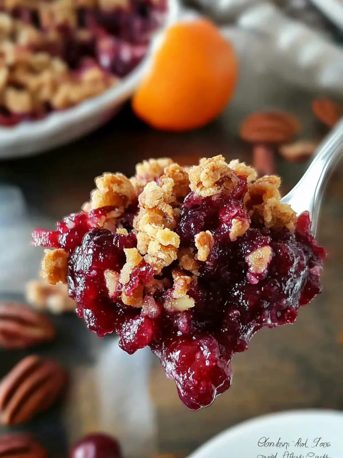 Cranberry Orange Pecan Crisp That Will Brighten Your Day 4 Cranberry Orange Pecan Crisp