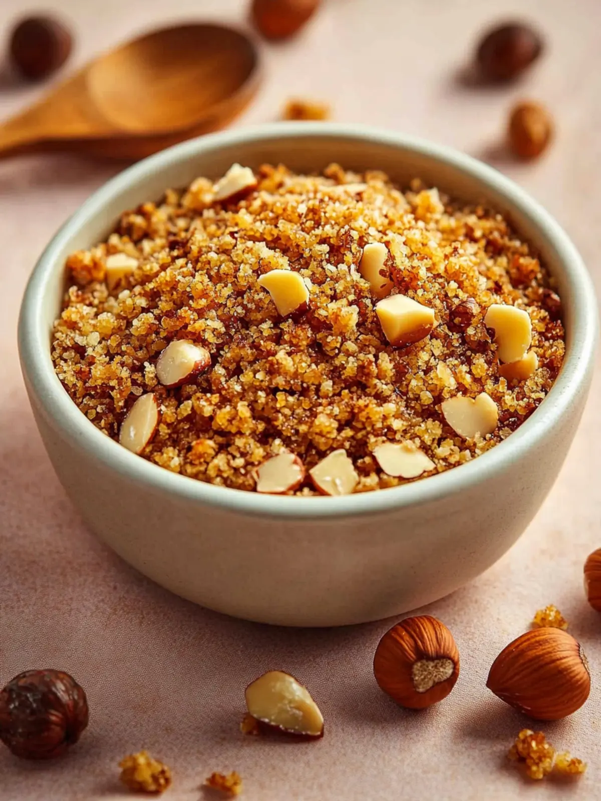 Irresistible Crunchy Hazelnut Praline Crumble Recipe 3 Crunchy Hazelnut Praline Crumble