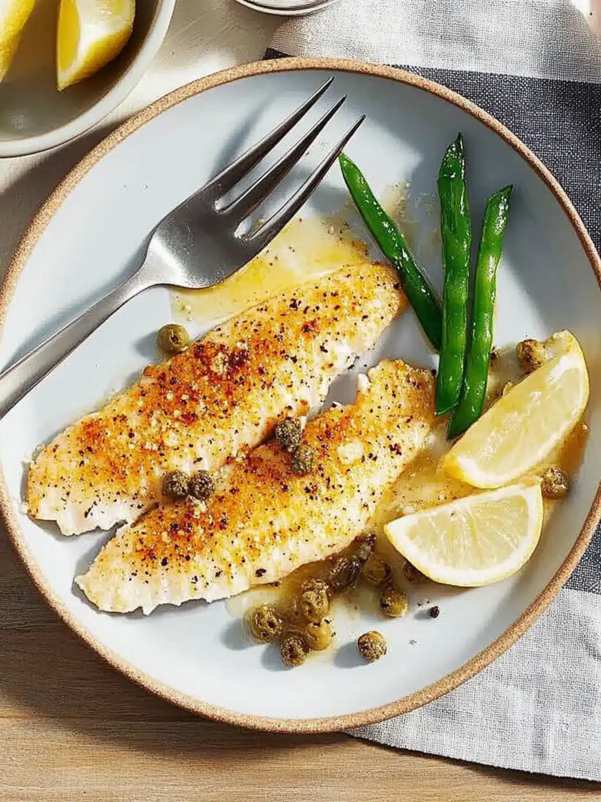 Deliciously Easy Baked Tilapia With Lemon Butter Bliss 4 Baked Tilapia