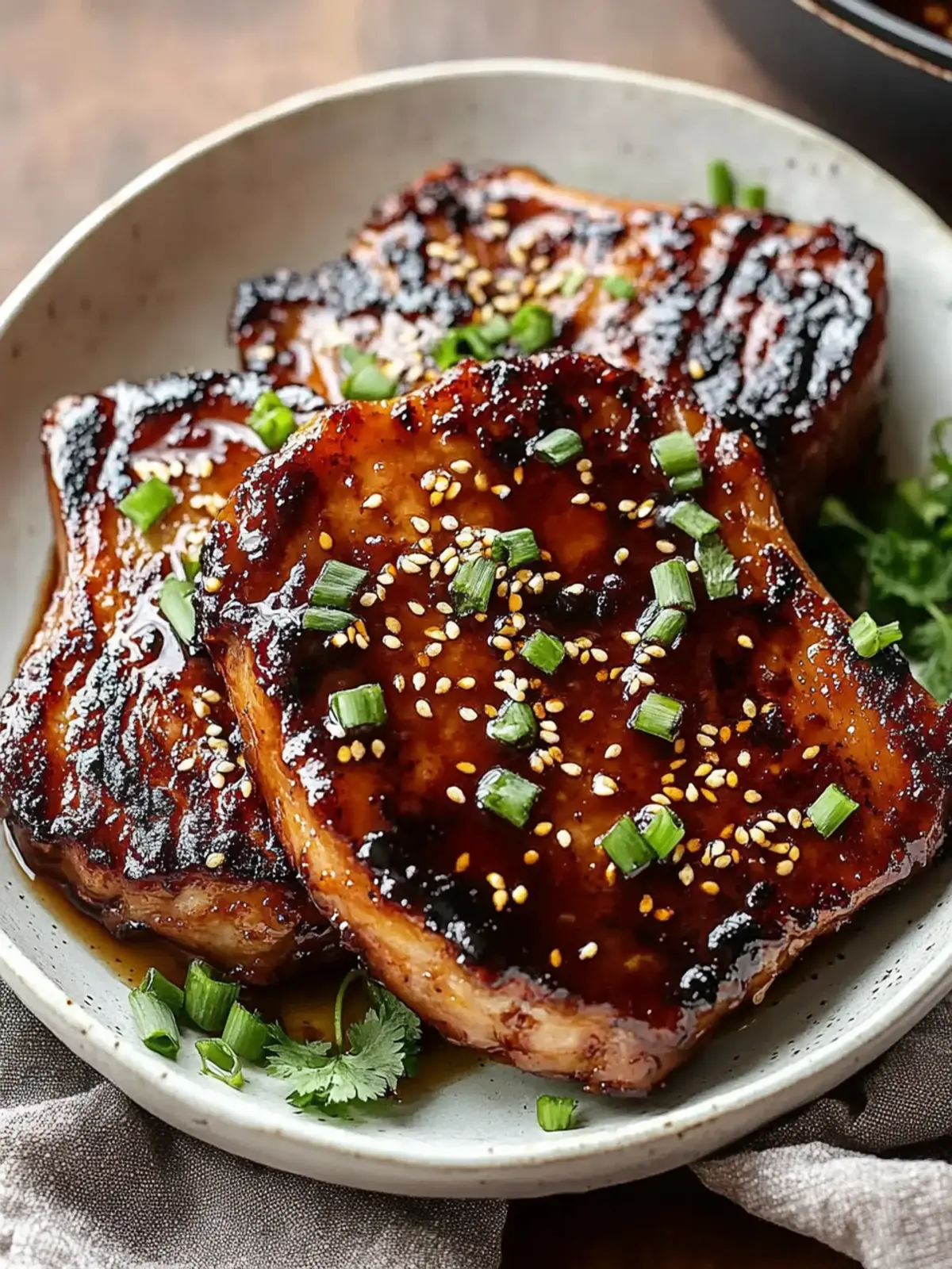 Glazed Korean-Style Pork Chops that Wow Your Taste Buds 4 Glazed Korean-Style Pork Chops
