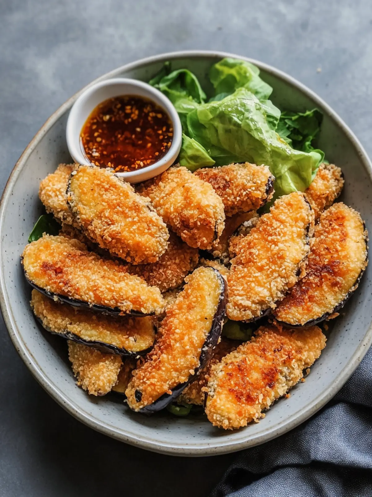 Crispy Eggplant Katsu Perfectly Fried or Baked at Home 2 Crispy Eggplant Katsu (Fried or Baked)