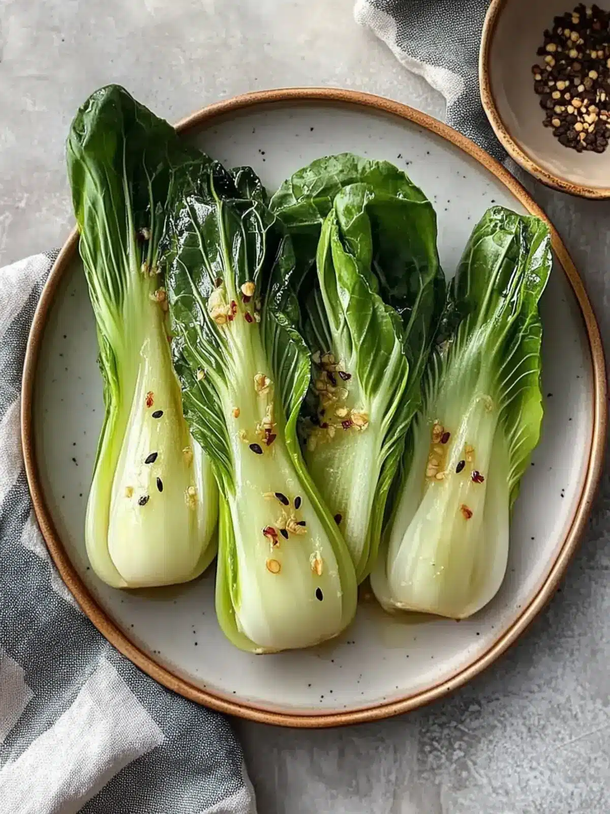Quick Bok Choy with Garlic and Ginger: 10-Minute Flavor Boost 4 Quick Bok Choy with Garlic and Ginger