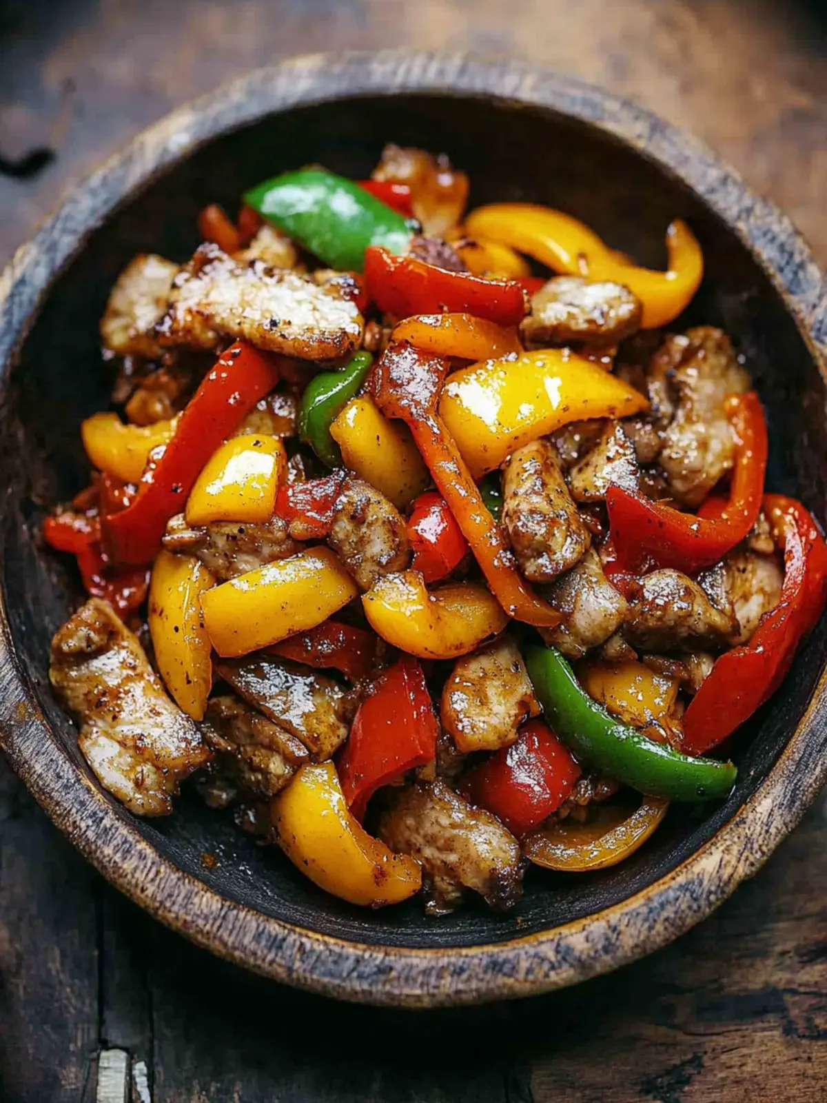 Savory Pork and Peppers Stir-Fry for a Flavorful Feast 3 Pork and peppers
