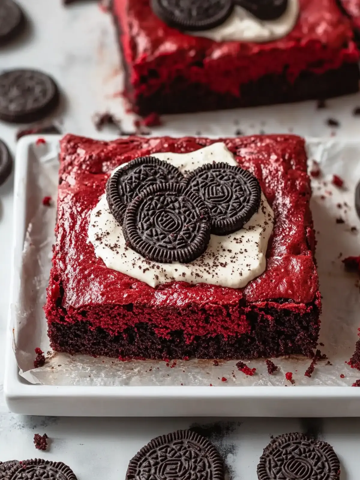Classic Red Velvet Oreo Brownies That Wow Every Sweet Tooth 2 Classic Red Velvet Oreo Brownies