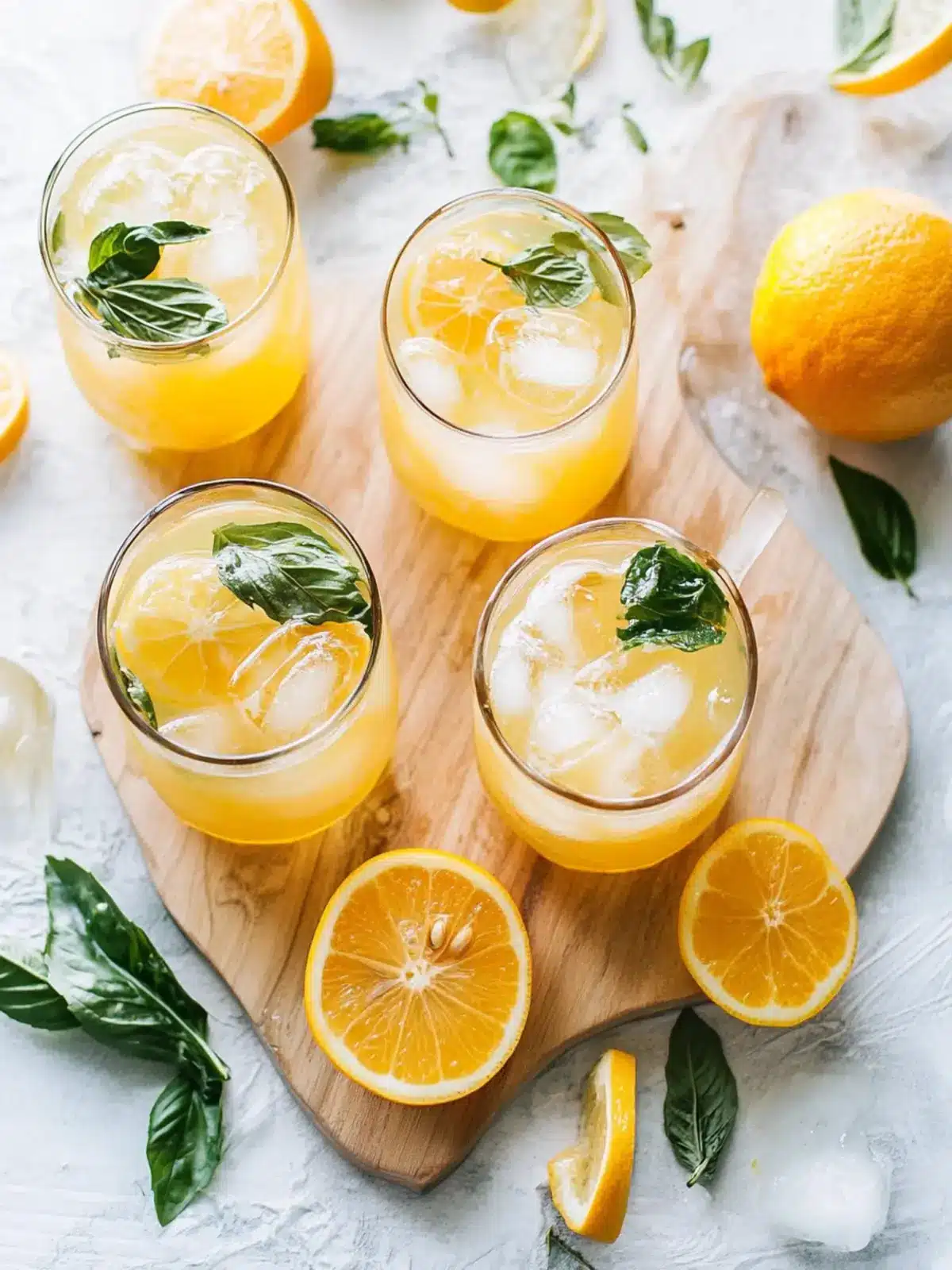 Refreshing Winter Lemonade with Mint and Mandarin Delight 3 WINTER LEMONADE