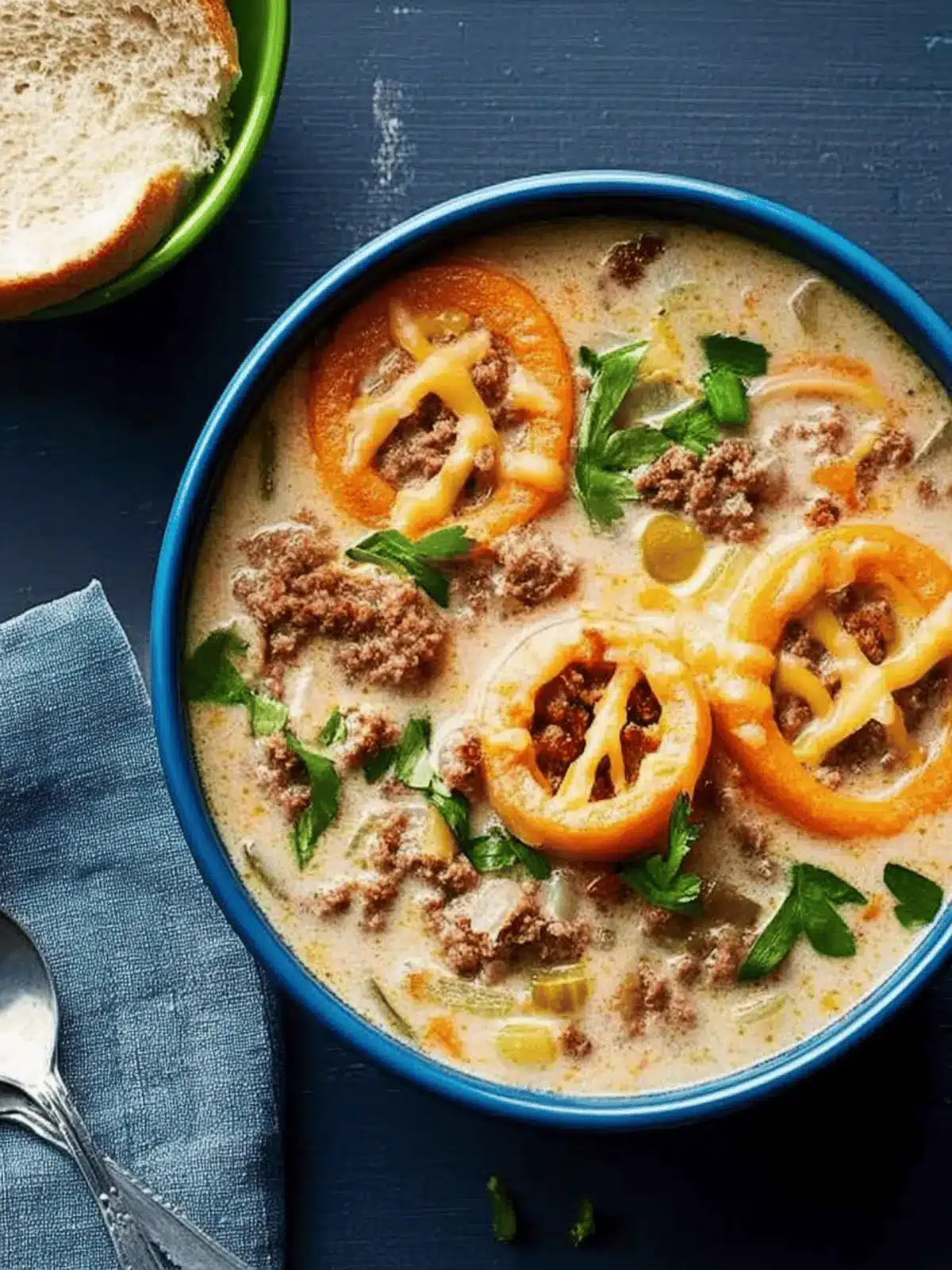 Cheeseburger Soup: Comfort in a Creamy Bowl of Bliss 2 Cheeseburger Soup
