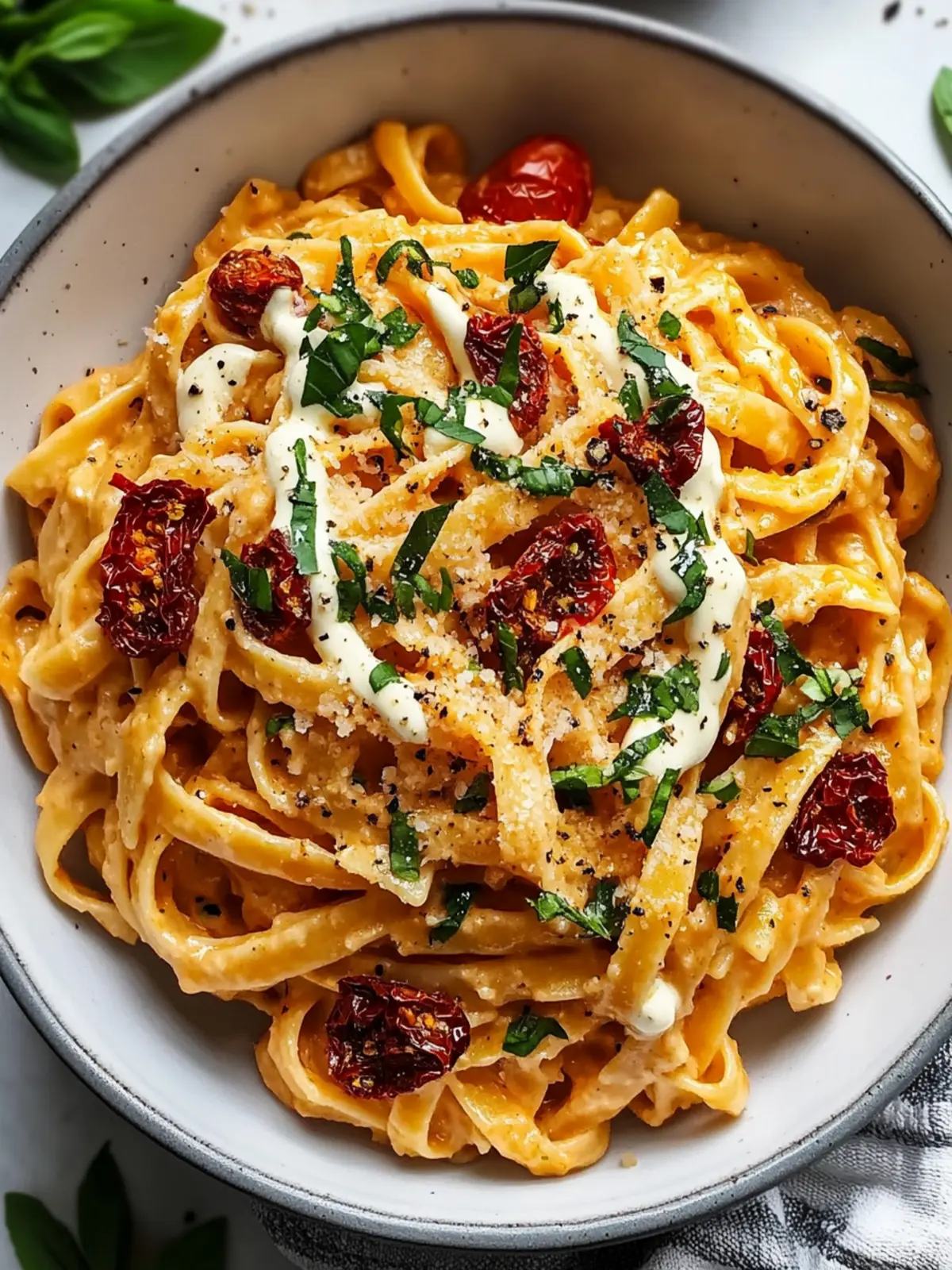 Vegan Creamy Sun Dried Tomato Pasta in Just 25 Minutes 4 Vegan Creamy Sun Dried Tomato Pasta