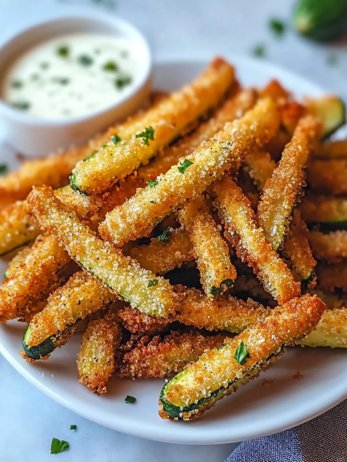 Crispy Air Fryer Zucchini Fries for a Guilt-Free Snack 4 Air Fryer Zucchini Fries