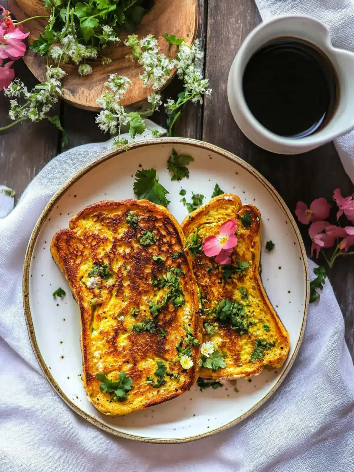 Savory Masala French Toast with Turmeric & Chili Bliss 4 Savory Masala French Toast with Turmeric & Chili