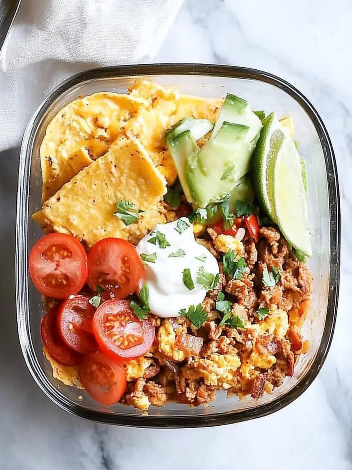 Delicious Meal Prep Breakfast Taco Scramble You ll Love 4 Meal Prep Breakfast Taco Scramble