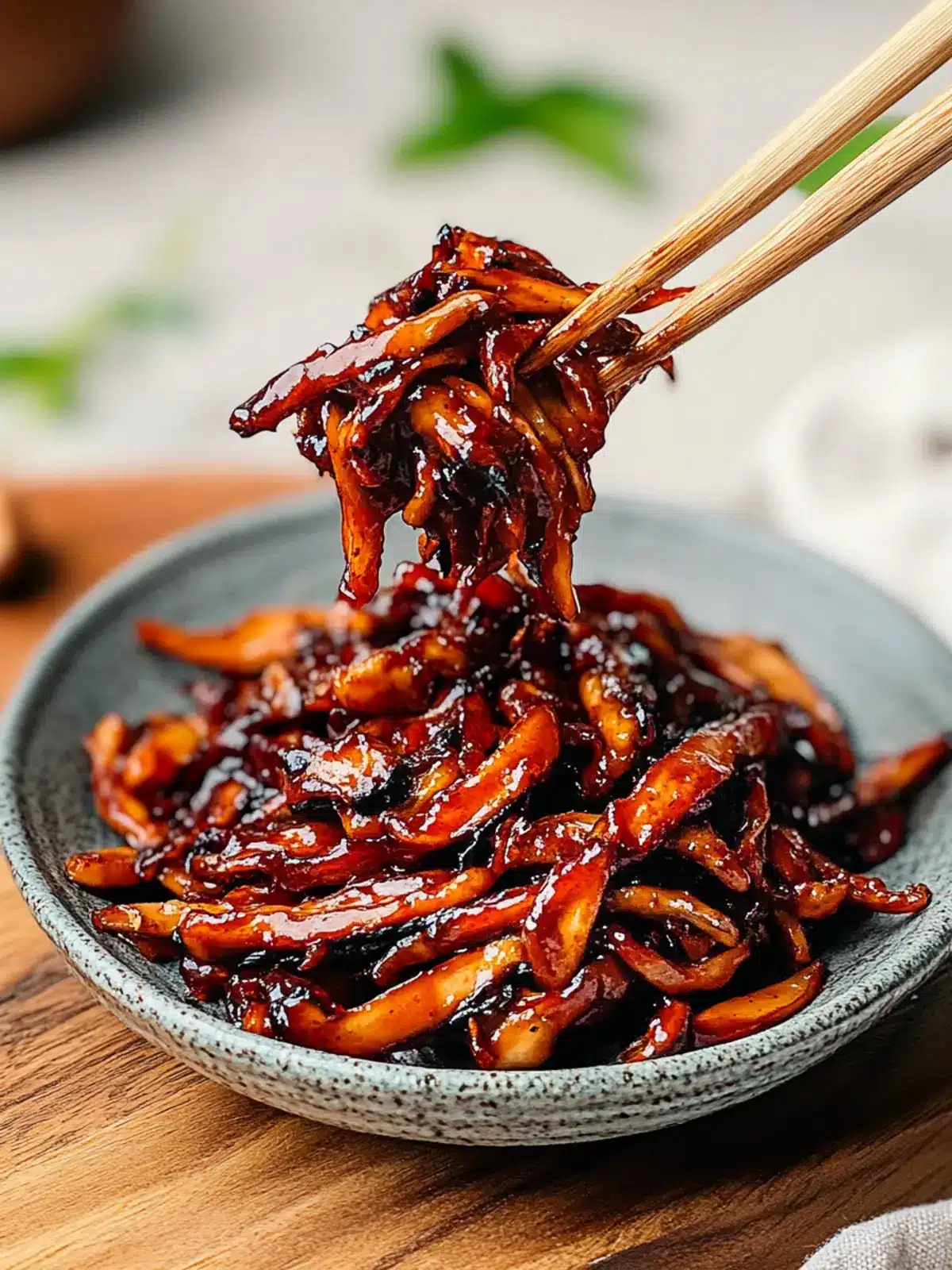 BBQ Pulled Mushrooms: Savory Vegan Delight for Everyone 2 BBQ Pulled Mushrooms