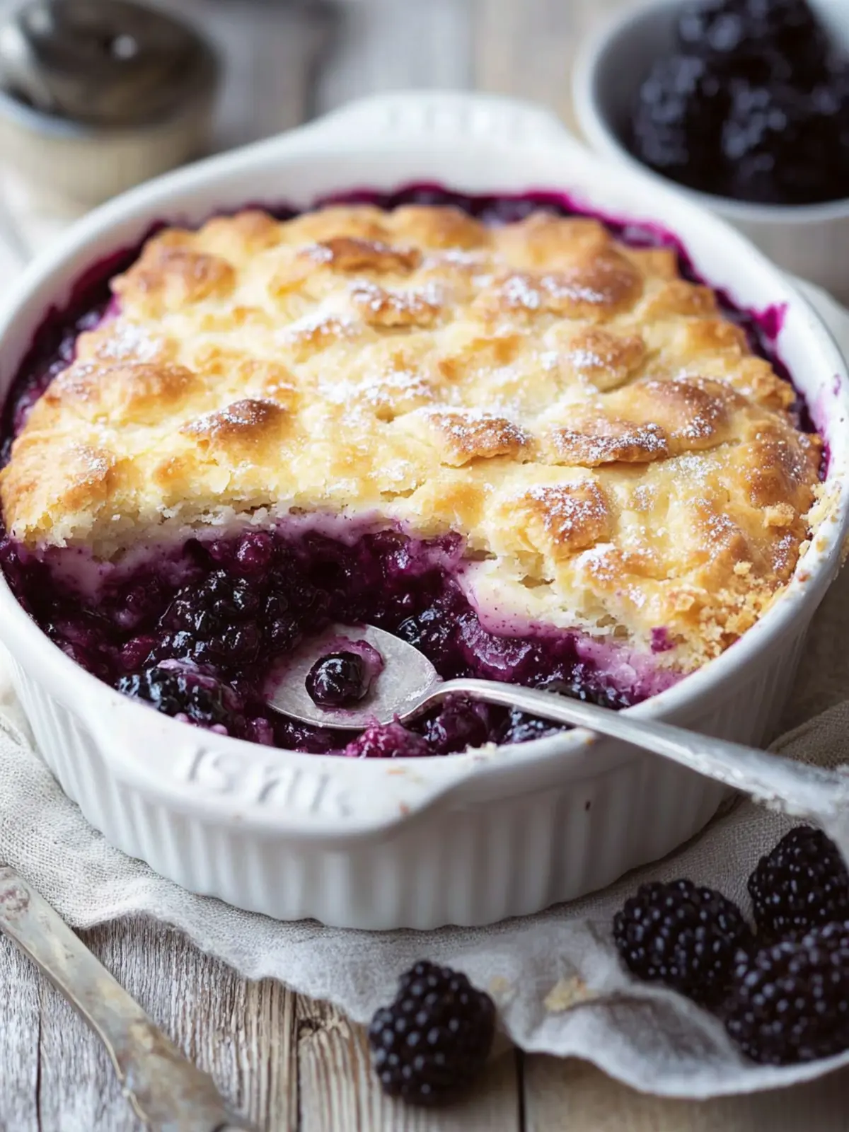 Irresistible Blackberry Bakewell Pudding for Home Chefs 2 Blackberry bakewell pudding