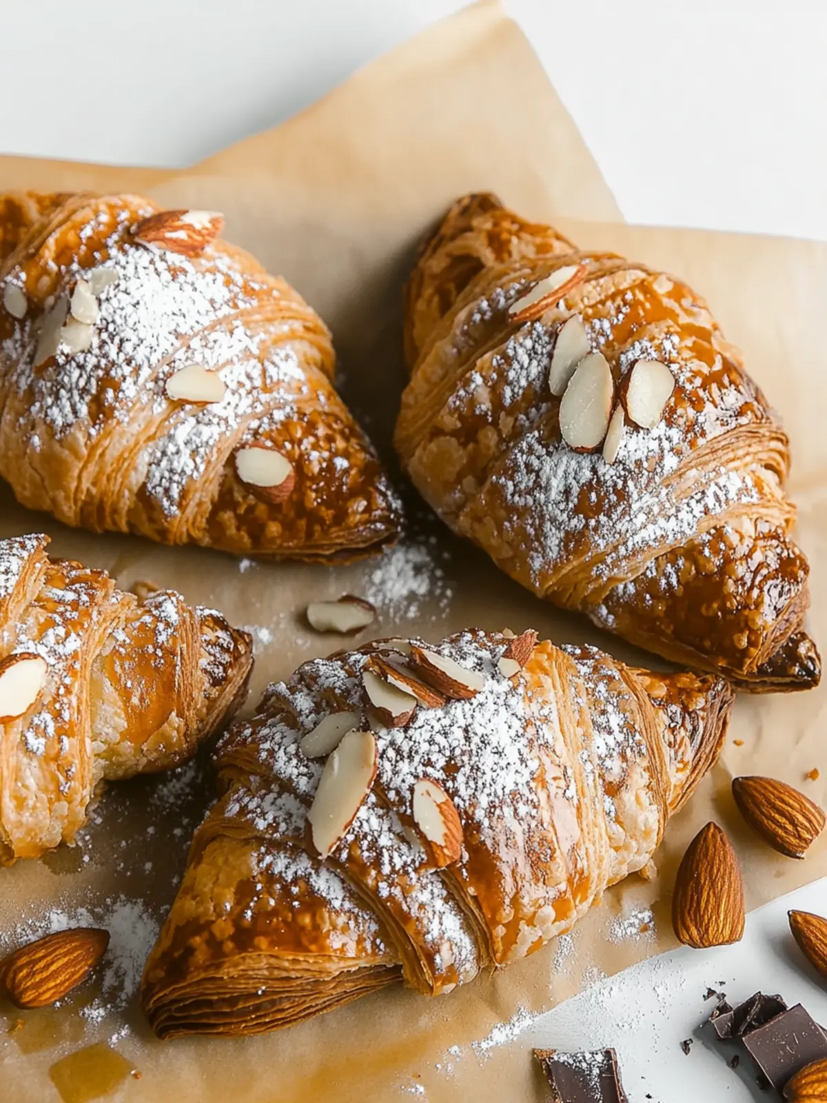 Irresistible Chocolate Almond Croissants Ready in 30 Minutes 4 Chocolate Almond Croissants