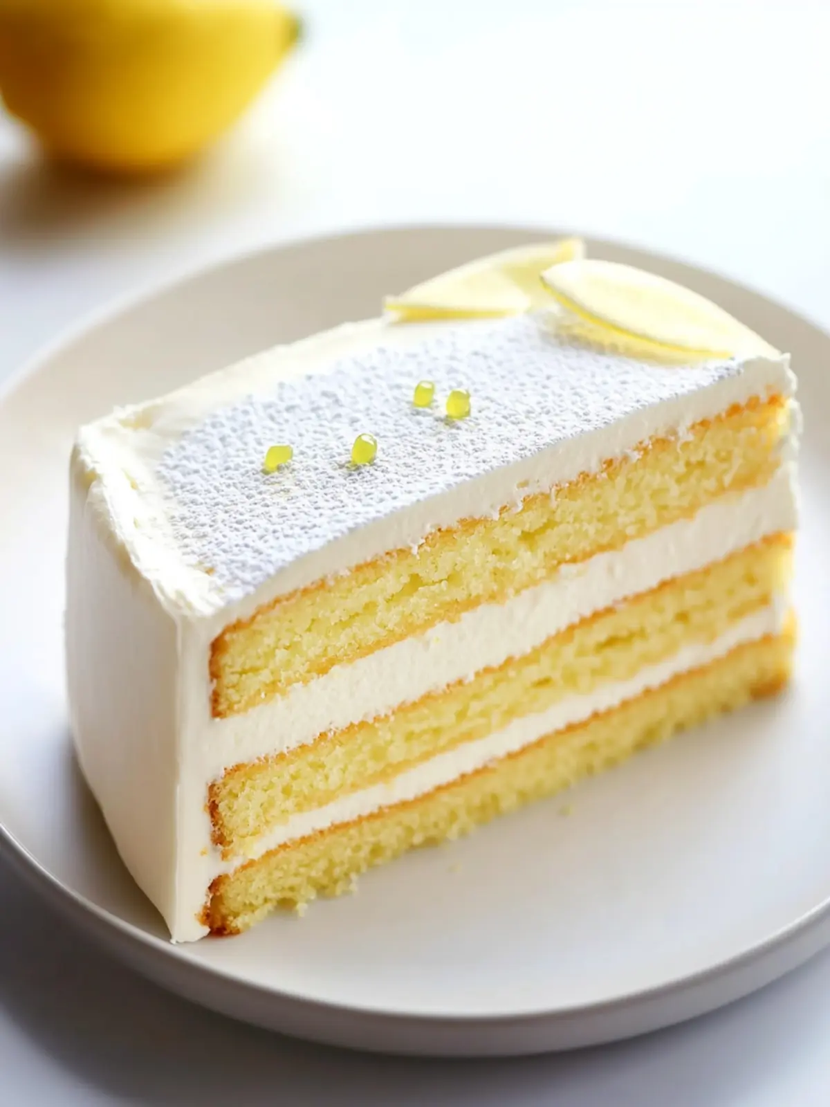 Mouthwatering Triple-Layer Lemon Cream Cake That Wows 4 Triple-Layer Lemon Cream Cake