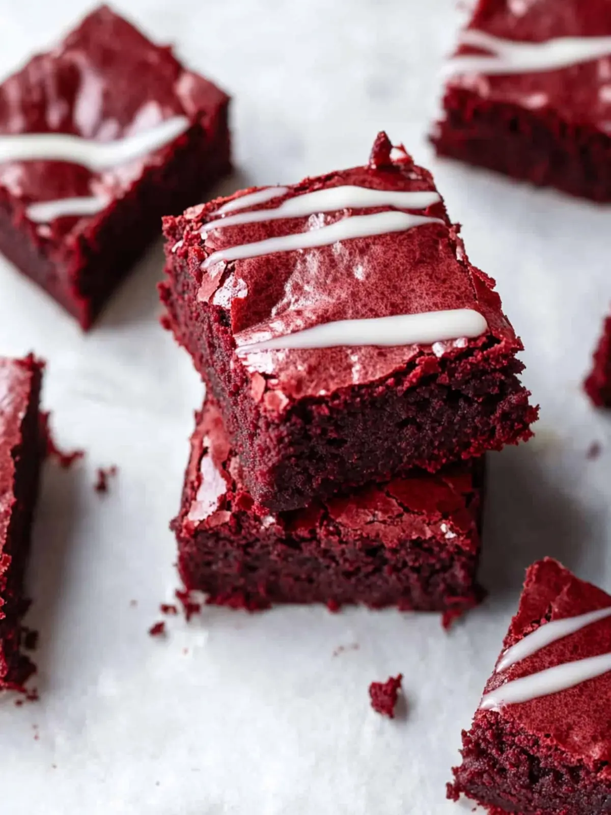 Irresistibly Fudgy Red Velvet Brownies Recipe to Satisfy Cravings 4 Fudgy Red Velvet Brownies Recipe