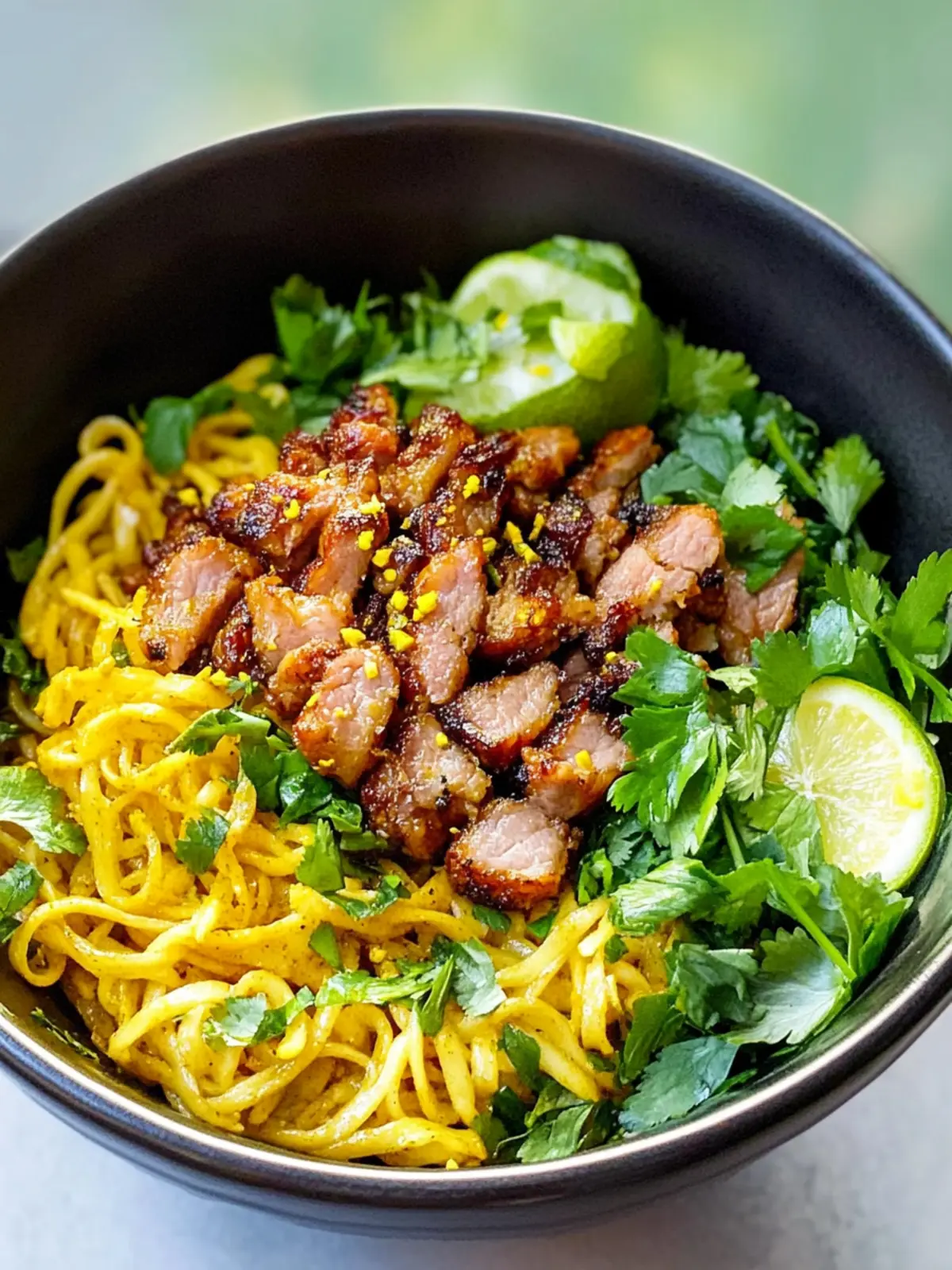 Crispy Pork & Saucy Ginger Turmeric Noodles to Spice Up Dinner 3 Crispy Pork & Saucy Ginger Turmeric Noodles