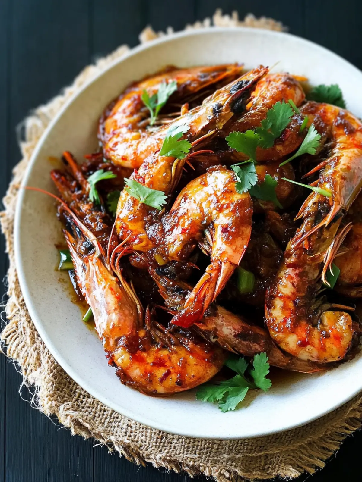 Zesty Tamarind Prawns That Dazzle Your Taste Buds 4 Tamarind Prawns (Asam Prawns)