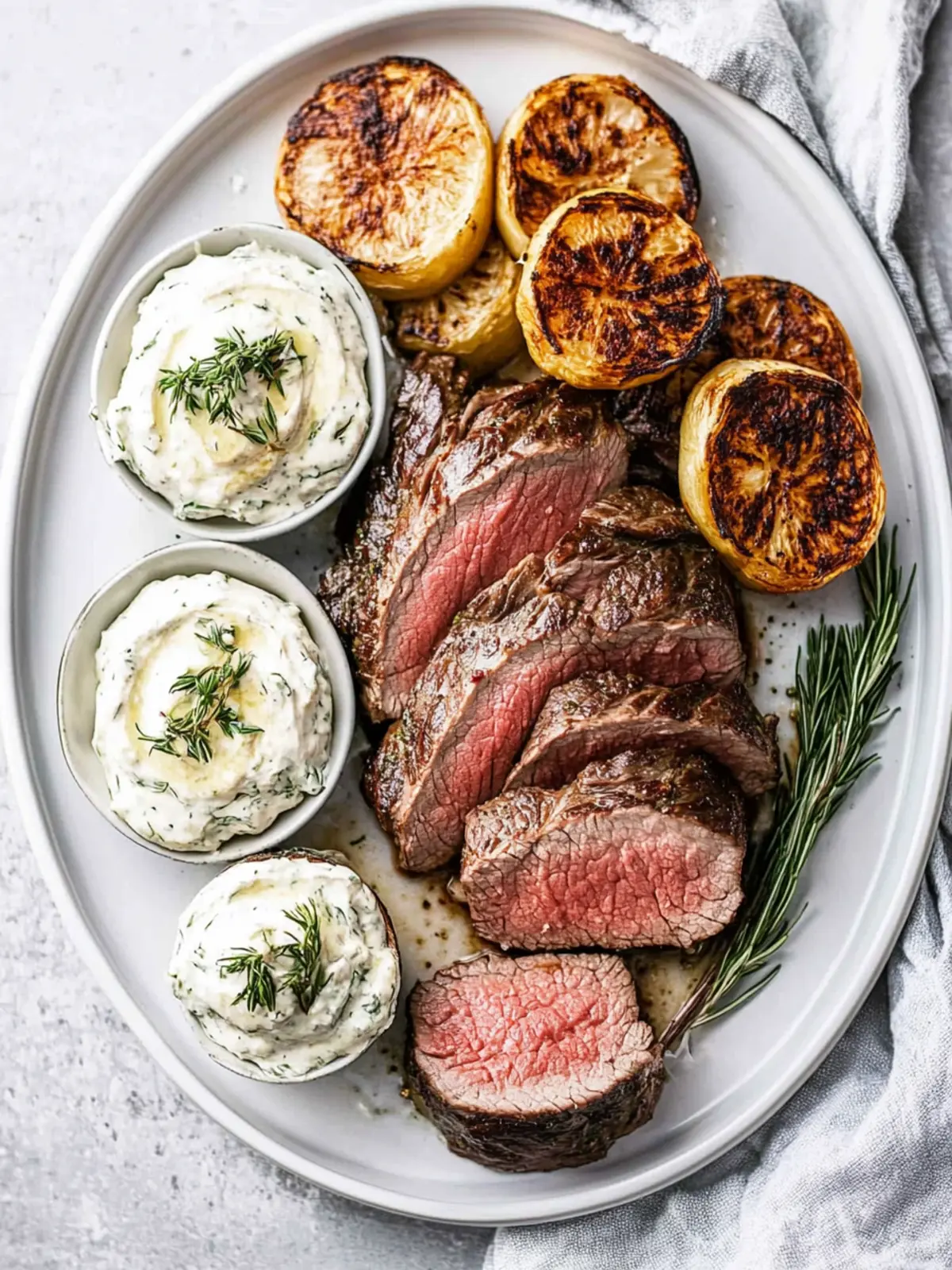 Succulent Beef Fillet with Zesty Horseradish Cream Delight 2 Beef Fillet with Horseradish Cream