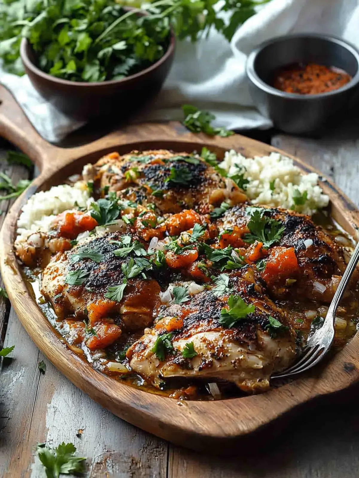 Savory Syrian Chicken Thighs with Flavorful Couscous 3 Syrian Chicken